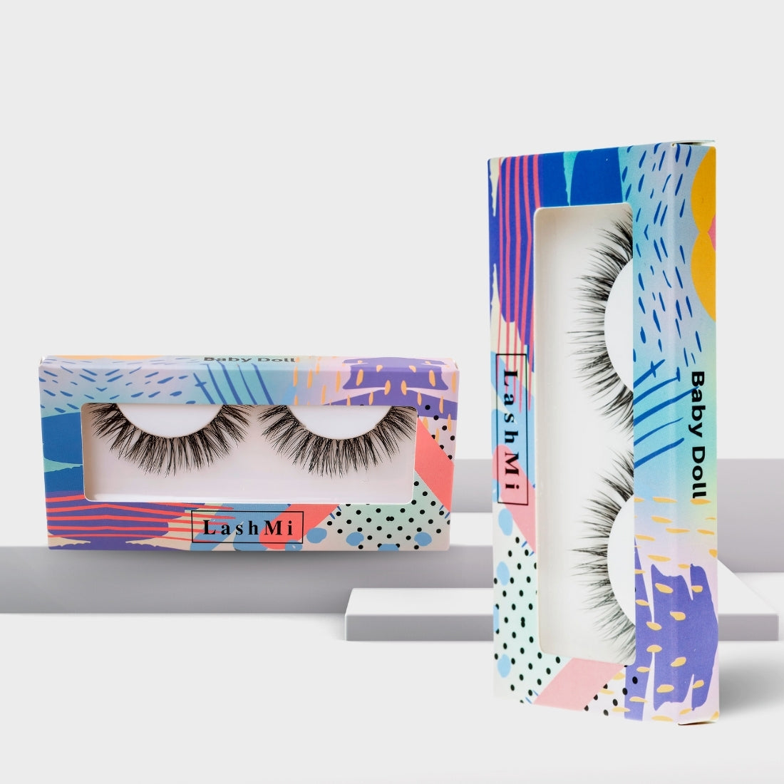 Starter kit with three packs of pre-cut lashes