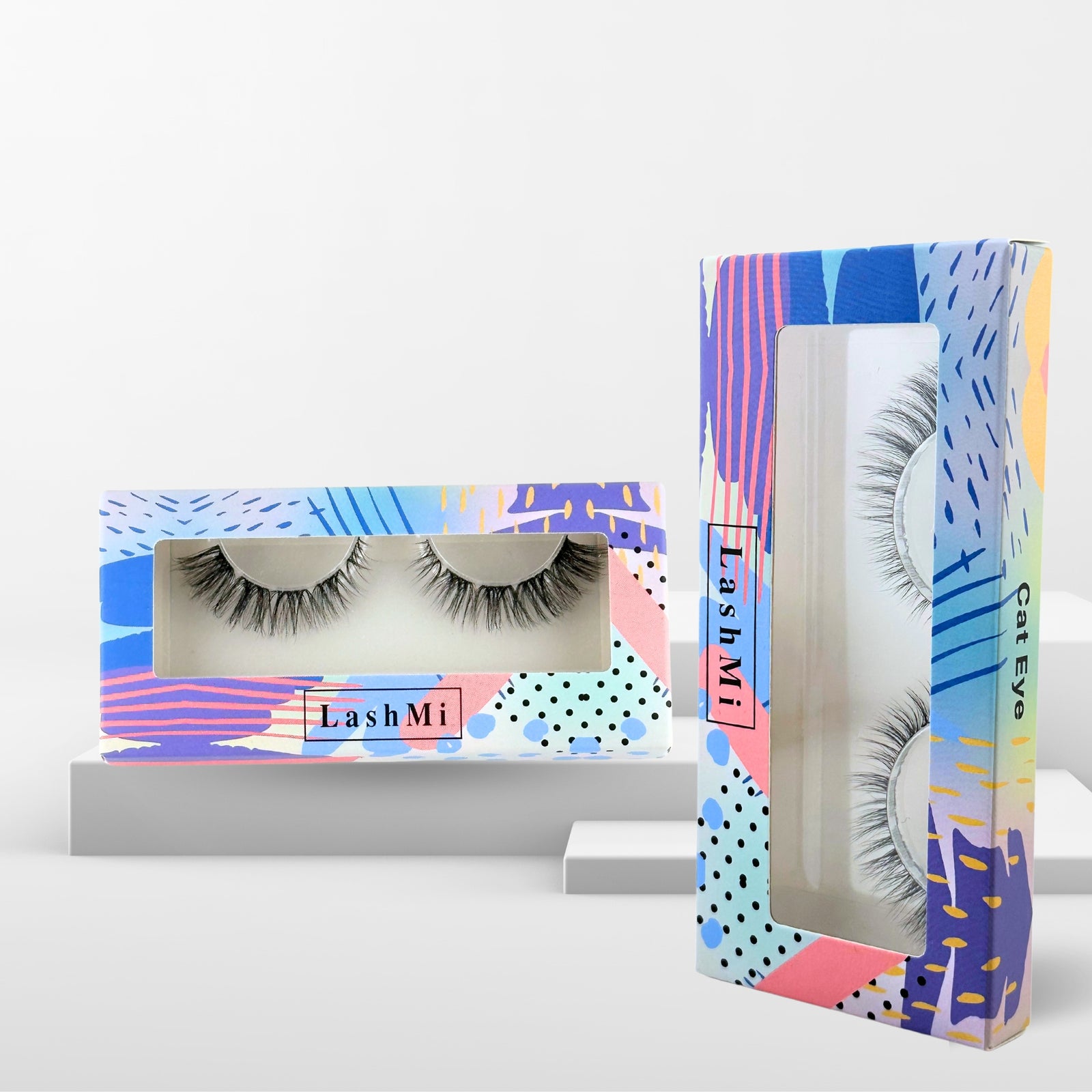 Starter kit with three packs of pre-cut lashes