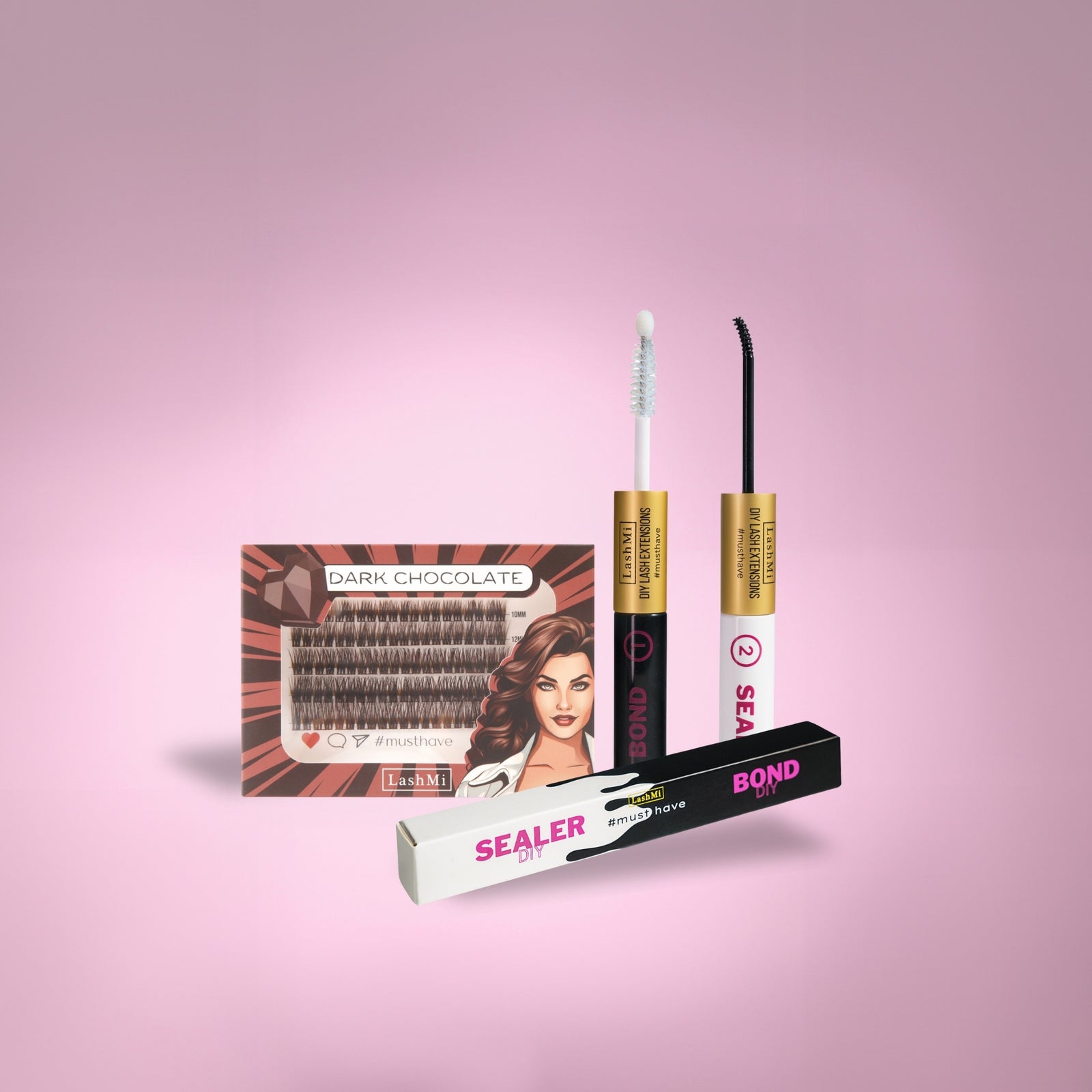 Mini Starter Kit with 50 Cluster Lashes