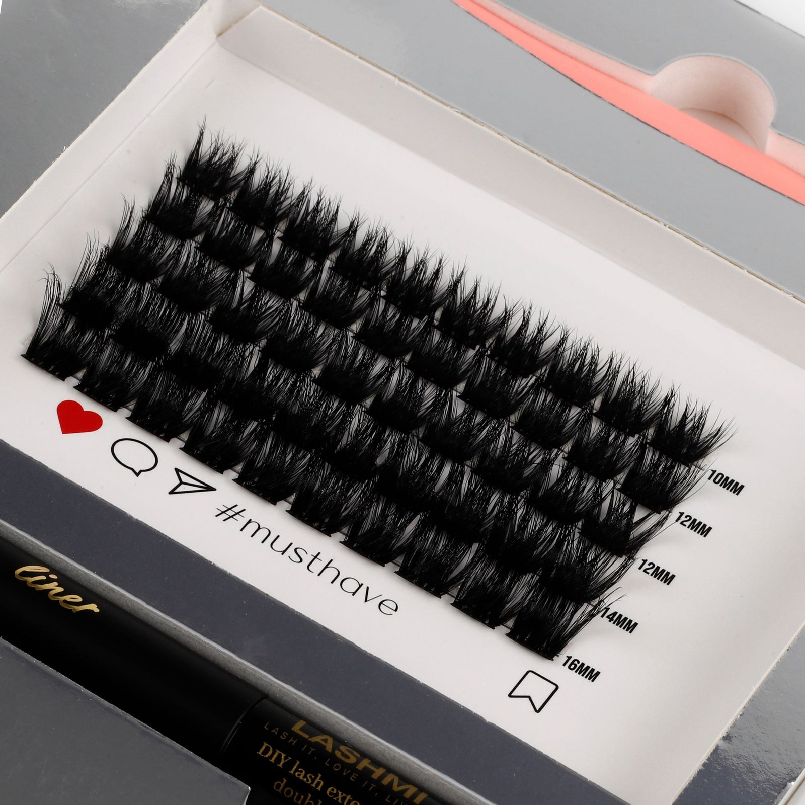 Holly Glam Set with 100 Cluster Lashes - Limited Edition