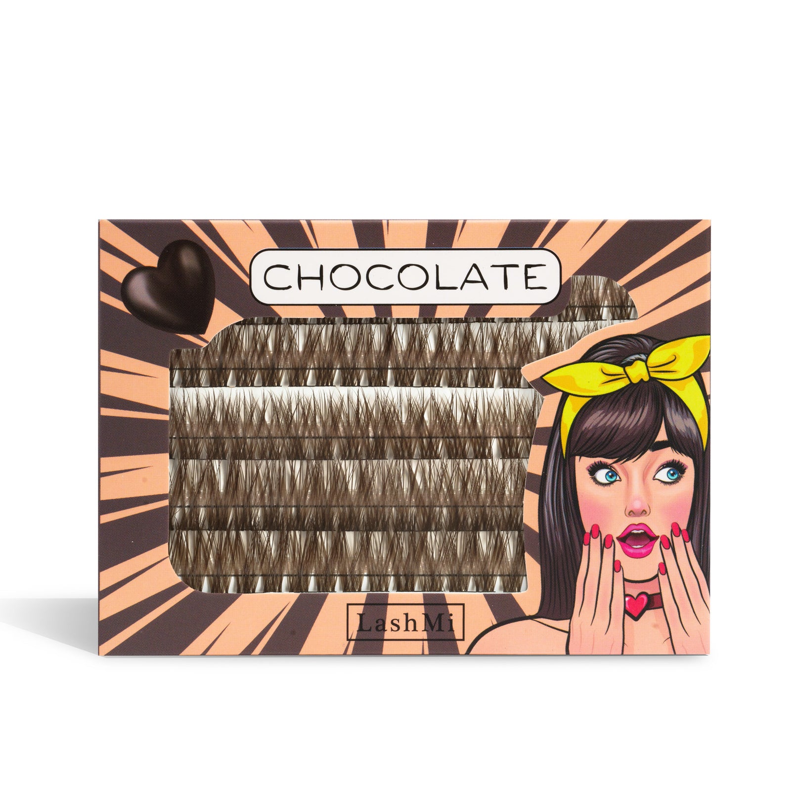 Chocolate 50 Cluster Lashes