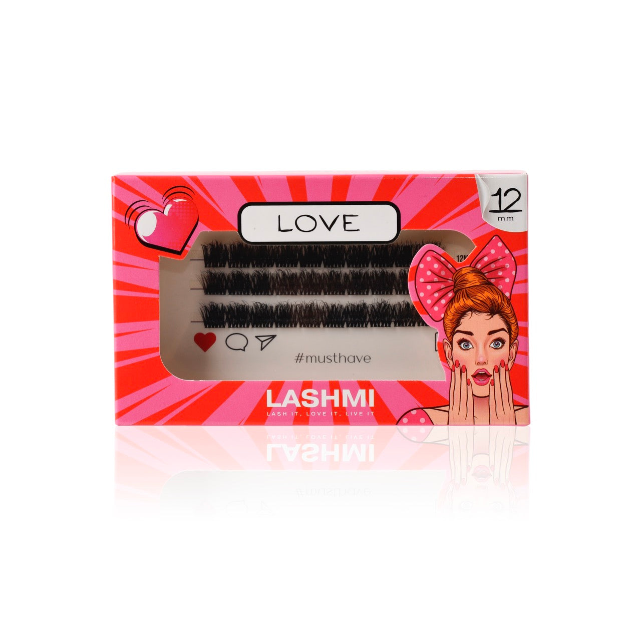 LOVE – 30 Lash Clusters | Single Length
