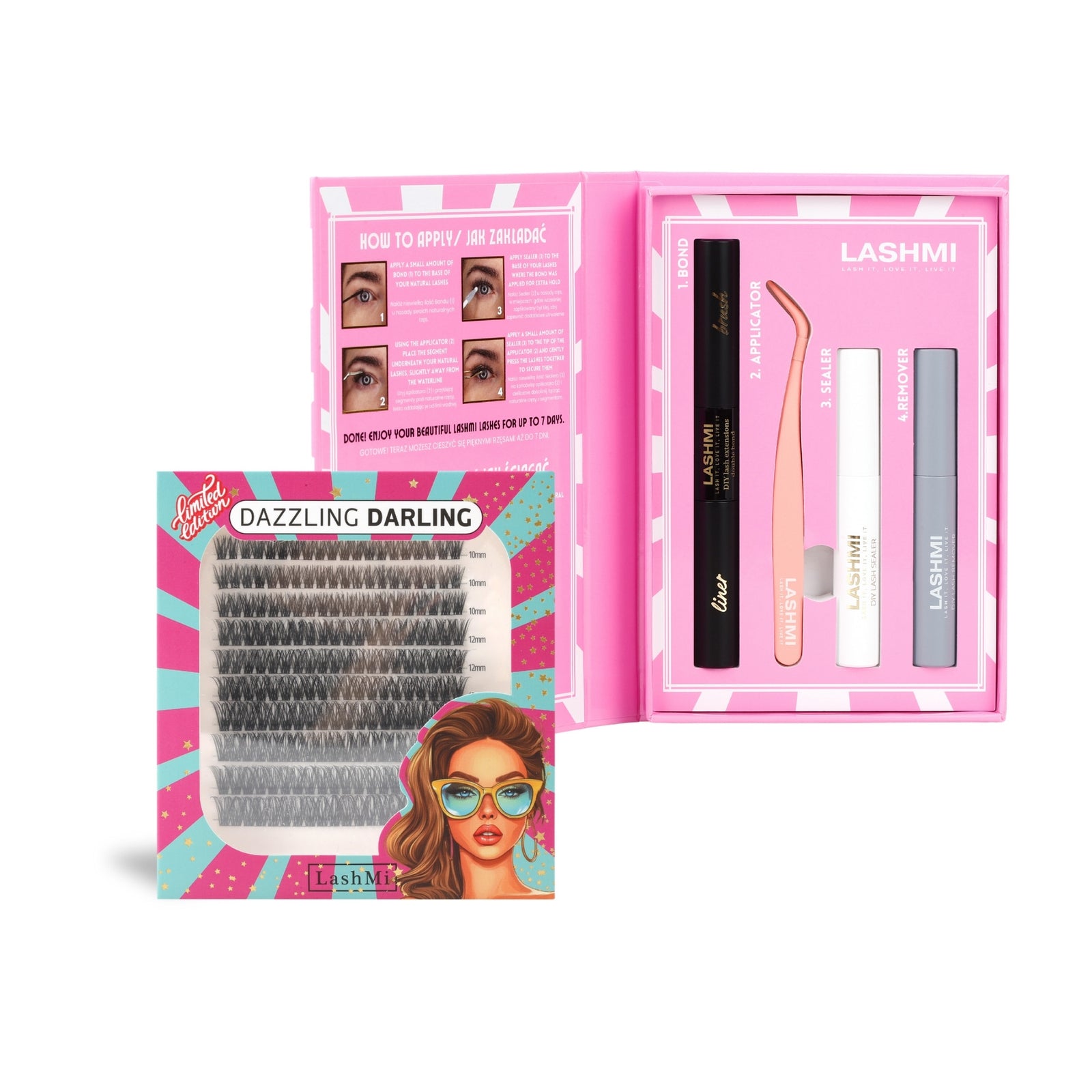 Starter Kit with 100 Cluster Lashes