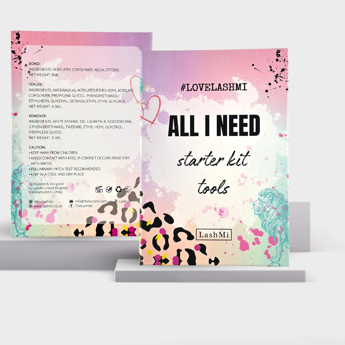 Starter Kit with 4-pack Ribbons Lashes