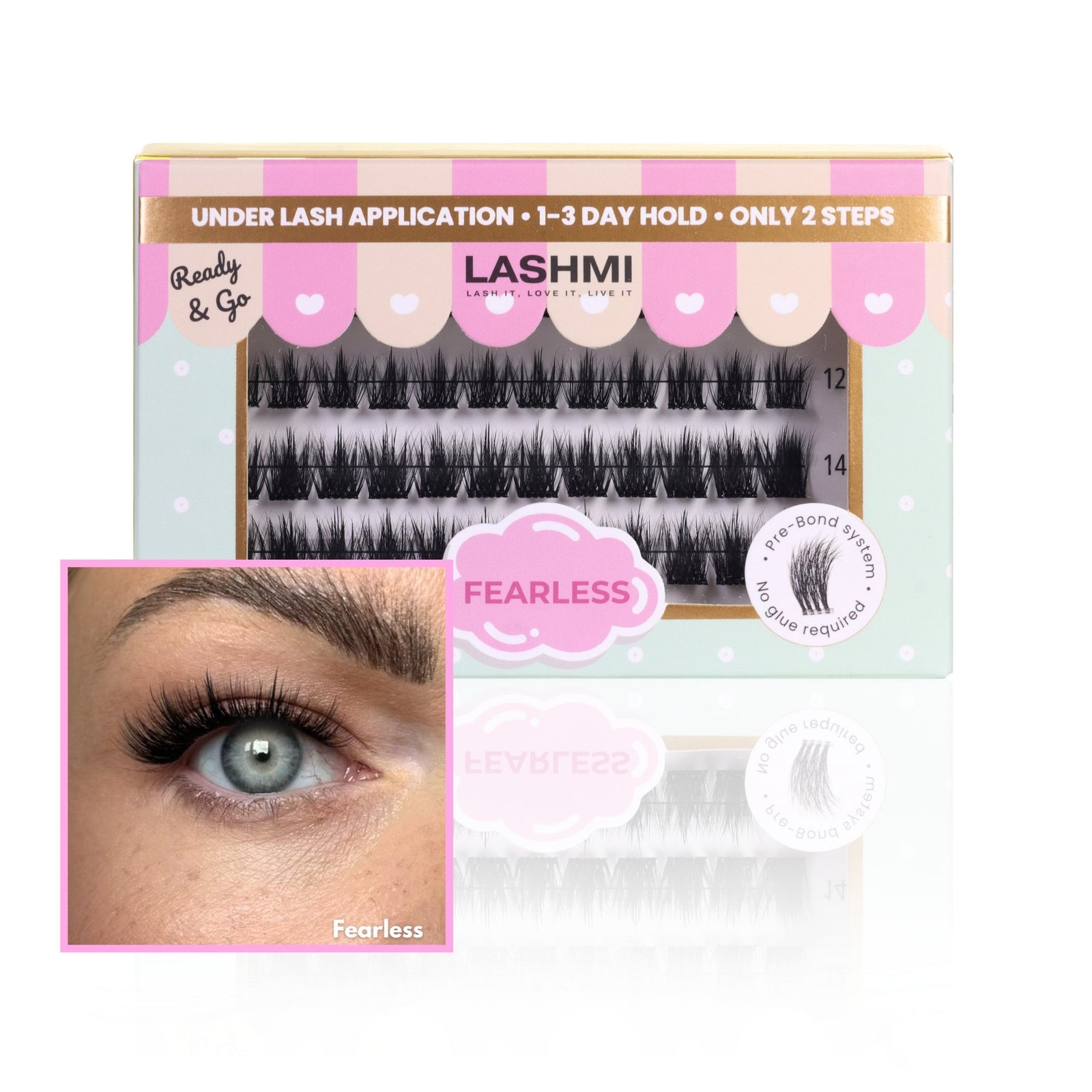 Ready & Go Fearless – Pre-Glued DIY Lash Clusters