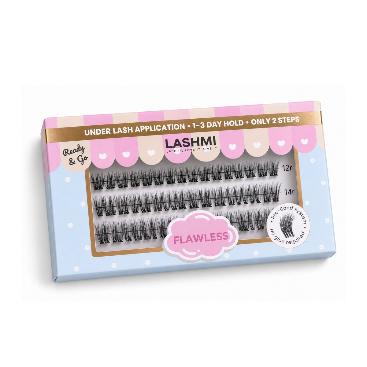 Ready & Go Flawless – Pre-Glued DIY Lash Clusters