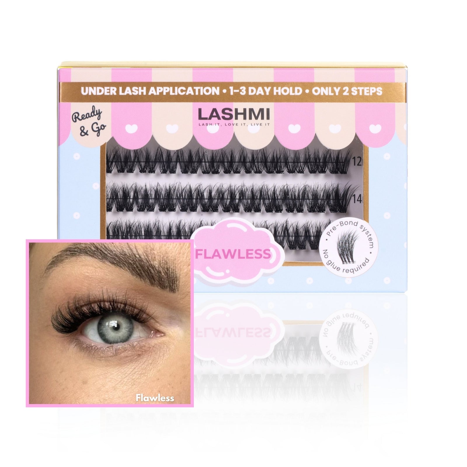 Ready & Go Flawless – Pre-Glued DIY Lash Clusters