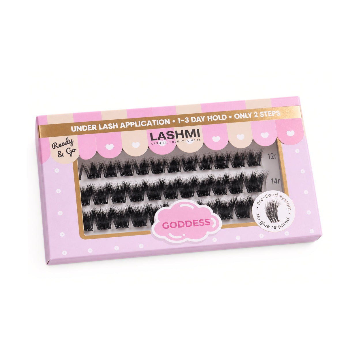 Ready & Go Goddess – Pre-Glued DIY Lash Clusters