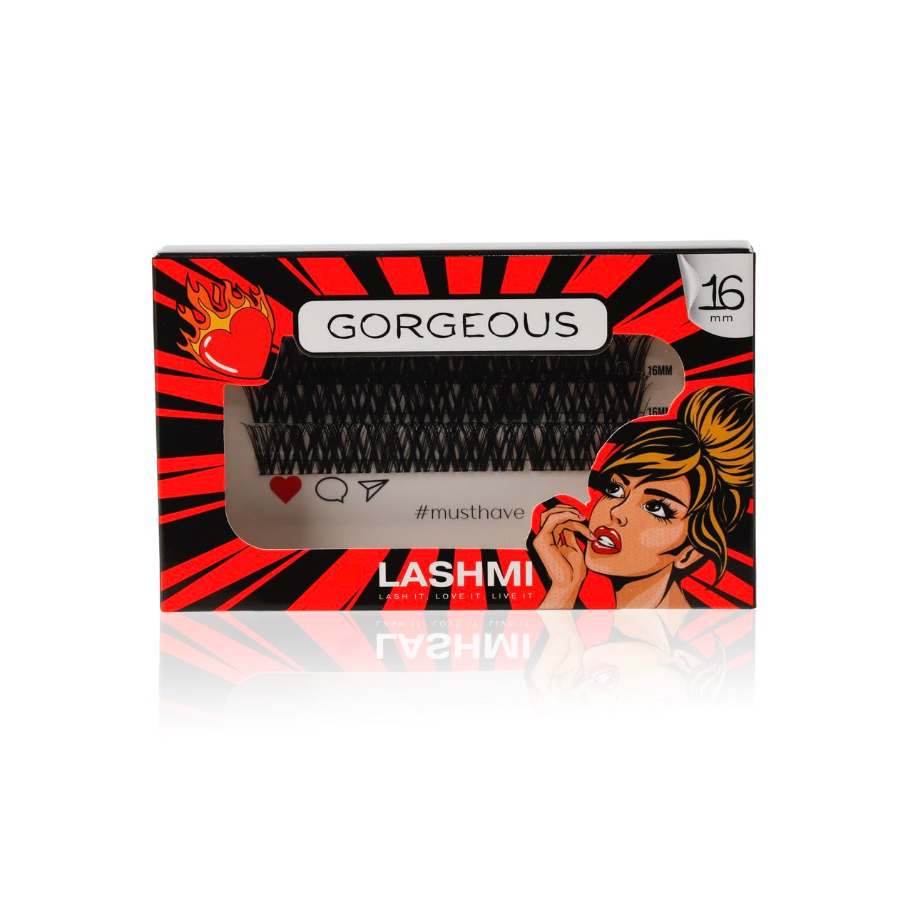 GORGEOUS – 30 Lash Clusters | Single Length