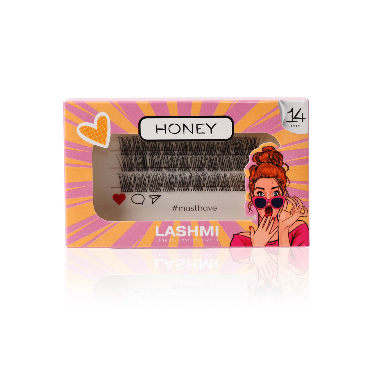 HONEY – 30 Lash Clusters | Single Length