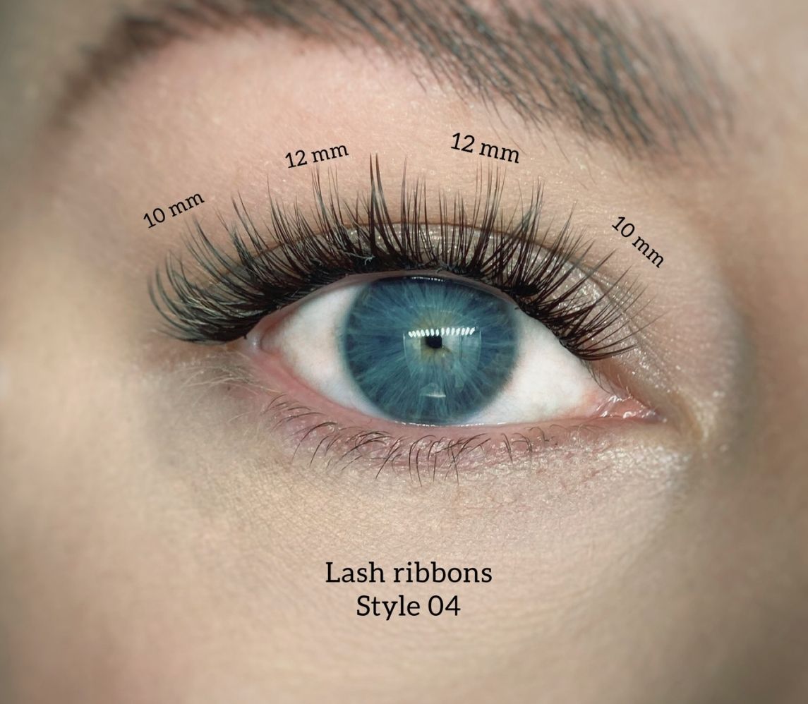 Starter kit with three packs of lash ribbons