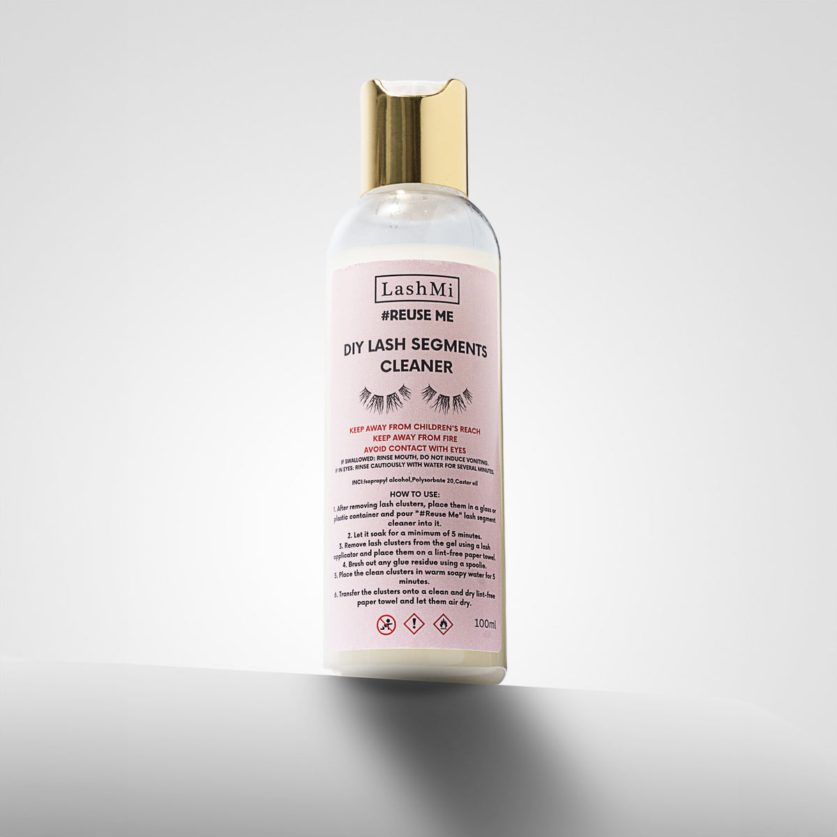“Reuse Me” DIY Lash Cleaner