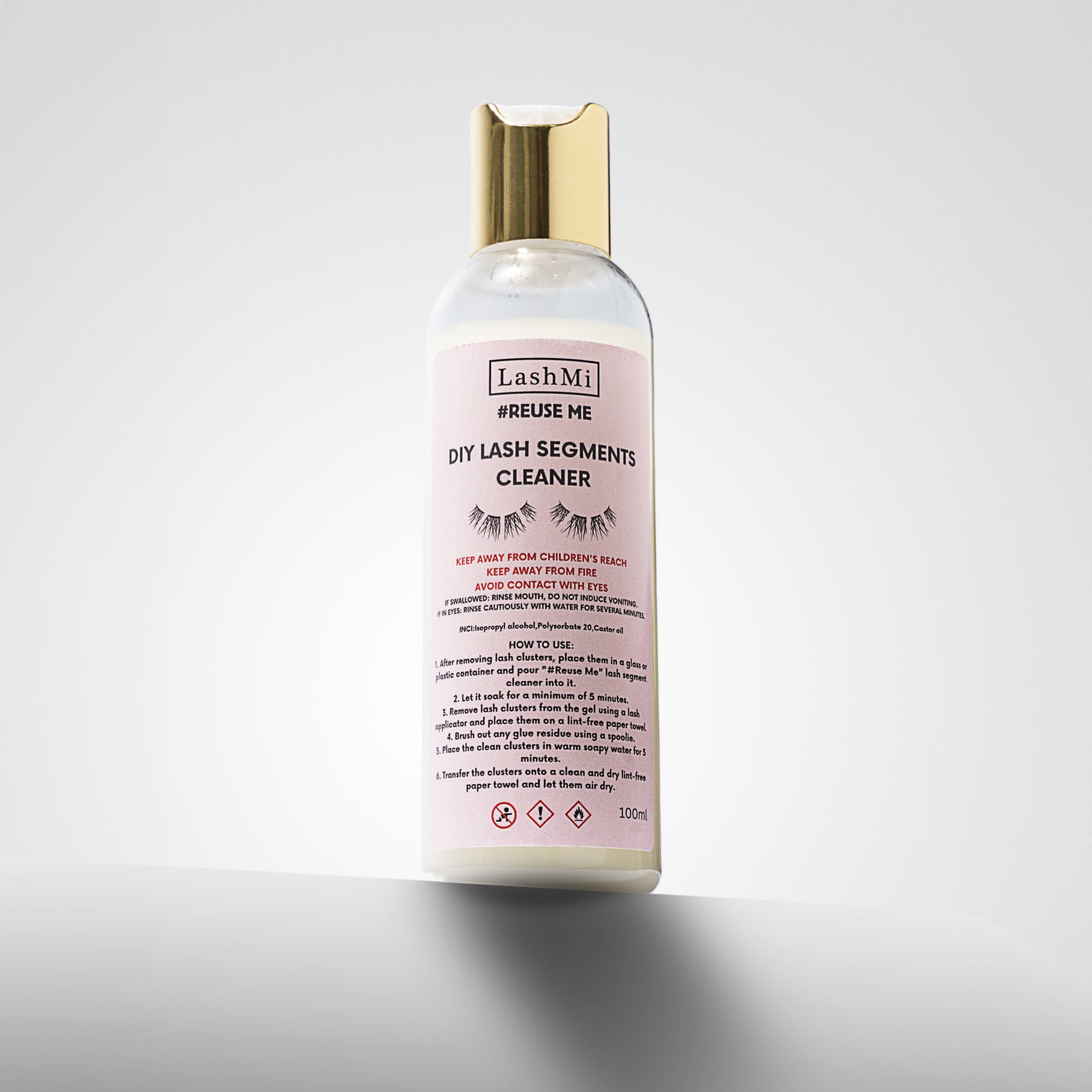 “Reuse Me” DIY Lash Cleaner