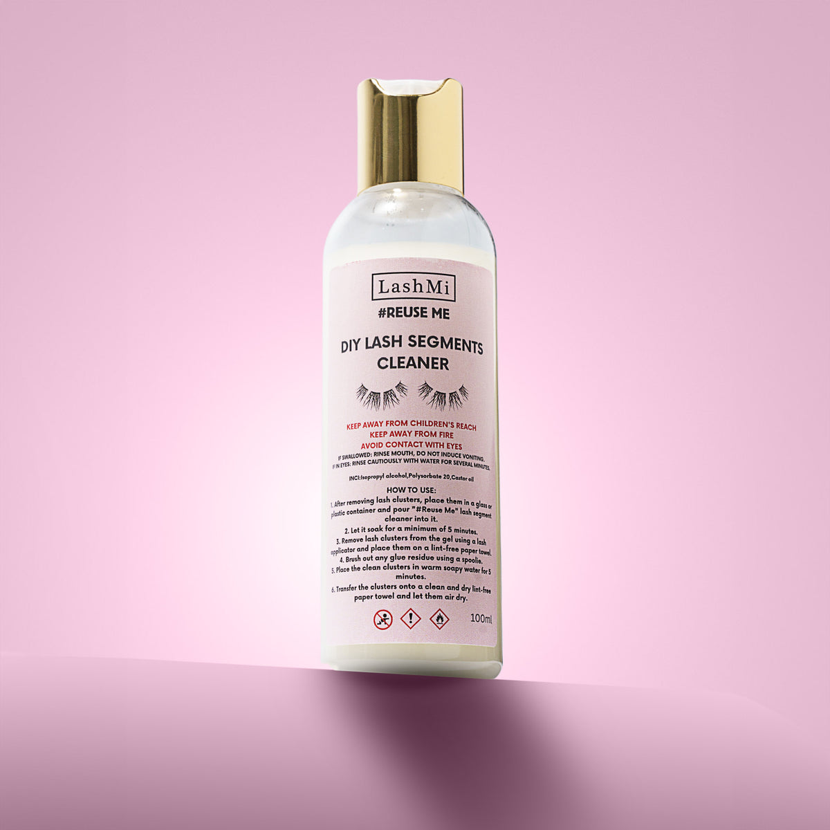 “Reuse Me” DIY Lash Cleaner