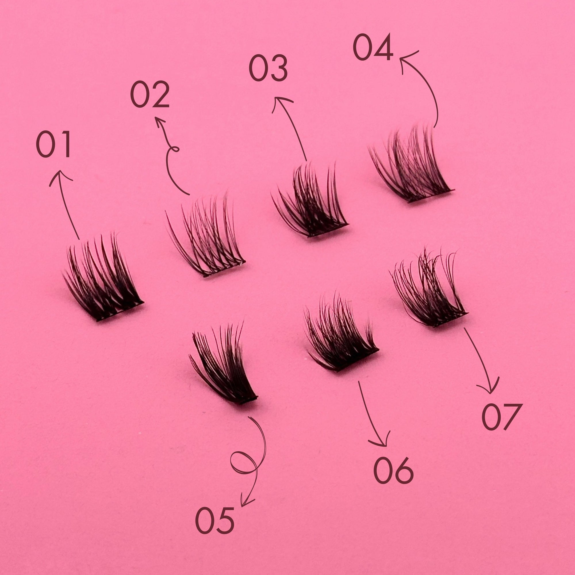 Lash Ribbons 4-pack Style 07