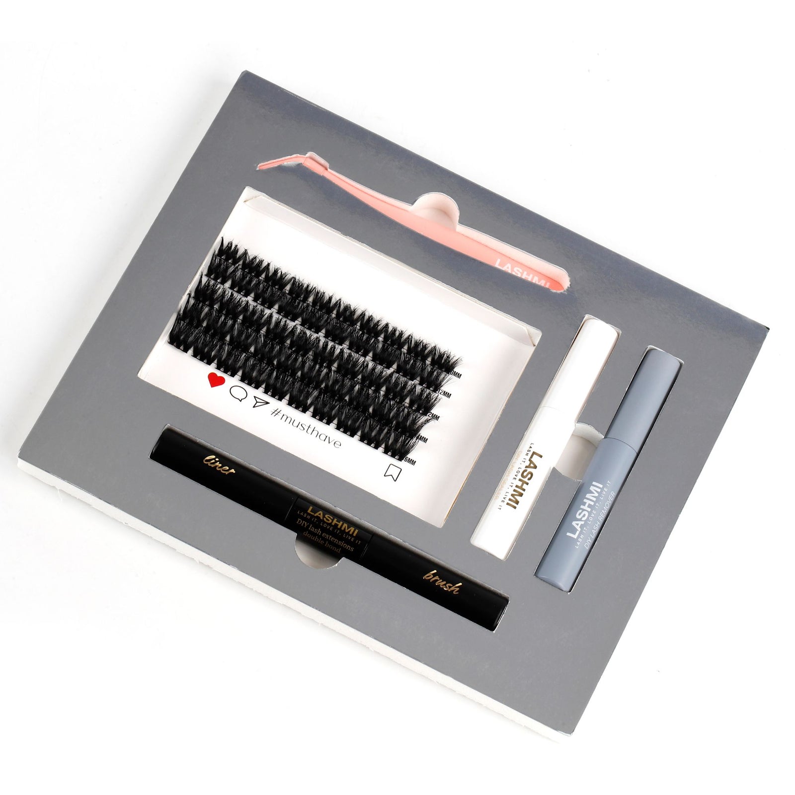 Midnight Sparkle Set with 100 Cluster Lashes - Limited Edition