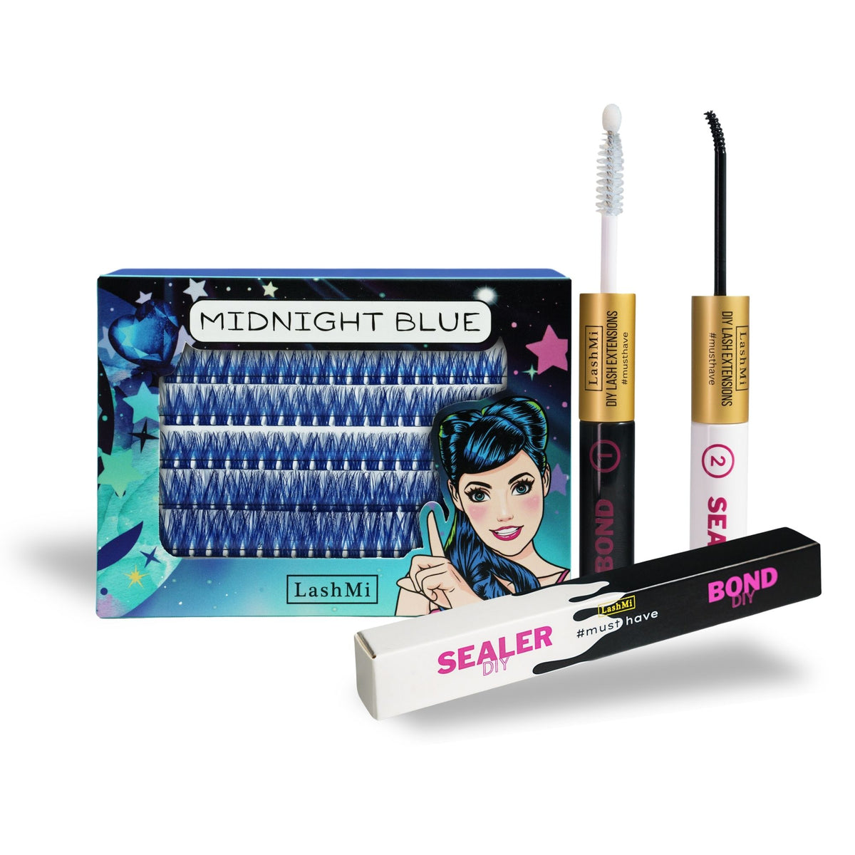 Mini Starter Kit with 50 Cluster Lashes