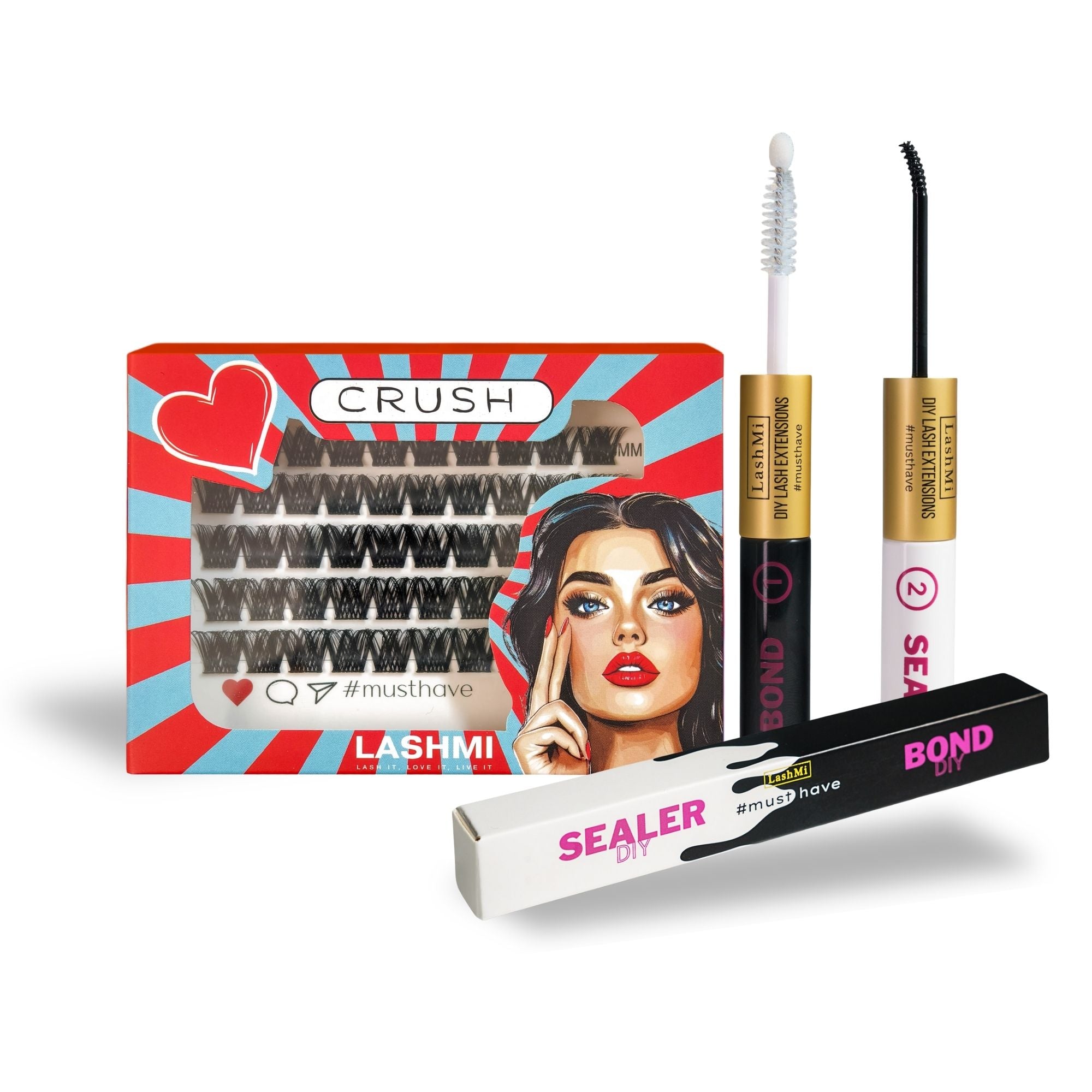 Mini Starter Kit with 50 Cluster Lashes