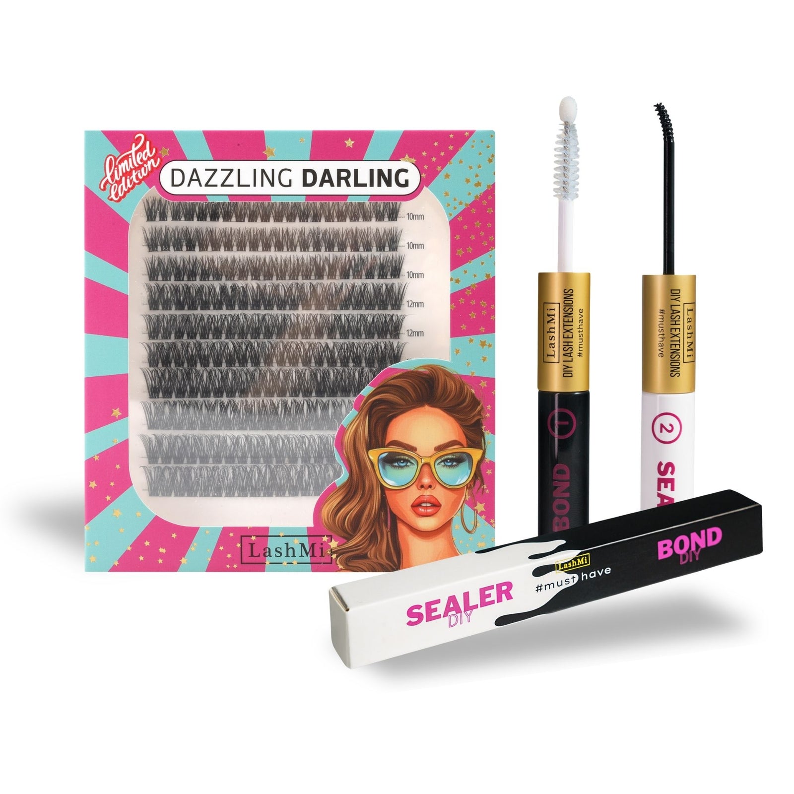 Mini Starter Kit with 100 Cluster Lashes