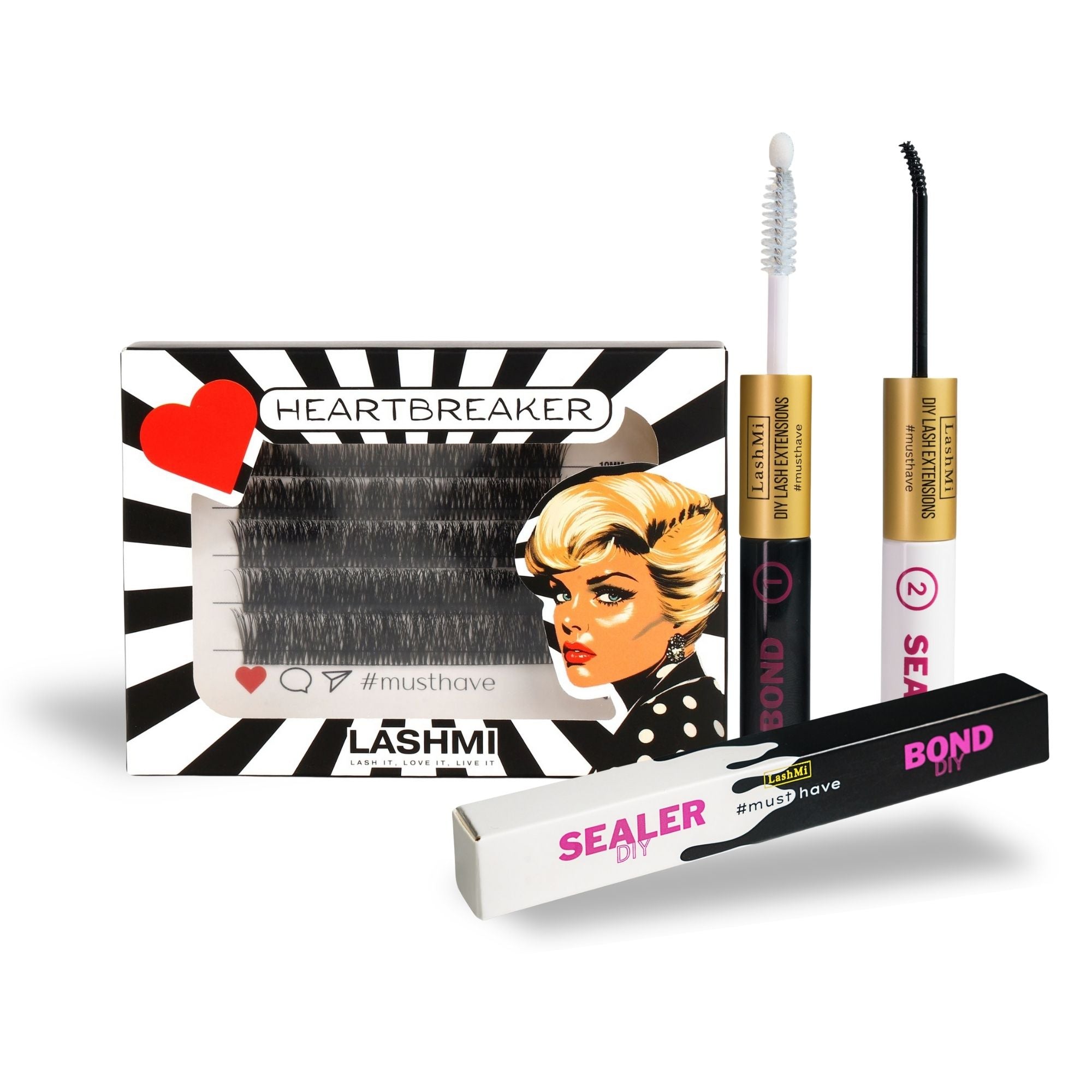 Mini Starter Kit with 50 Cluster Lashes