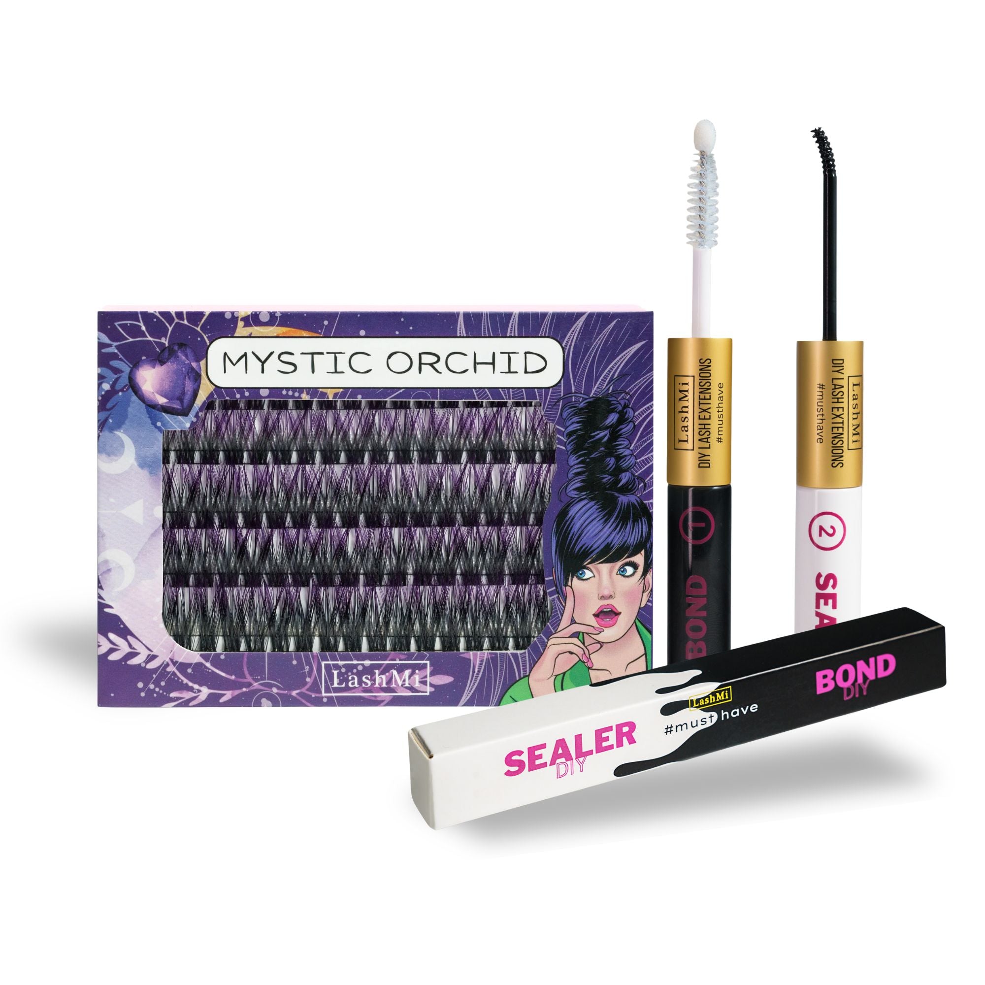 Mini Starter Kit with 50 Cluster Lashes