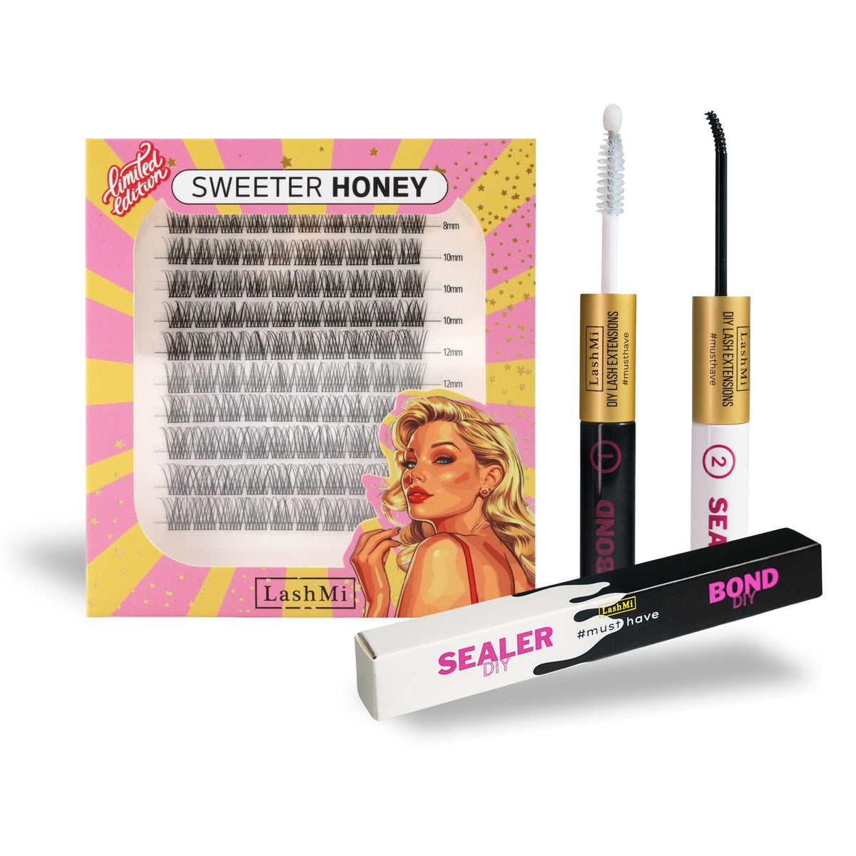 Mini Starter Kit with 100 Cluster Lashes