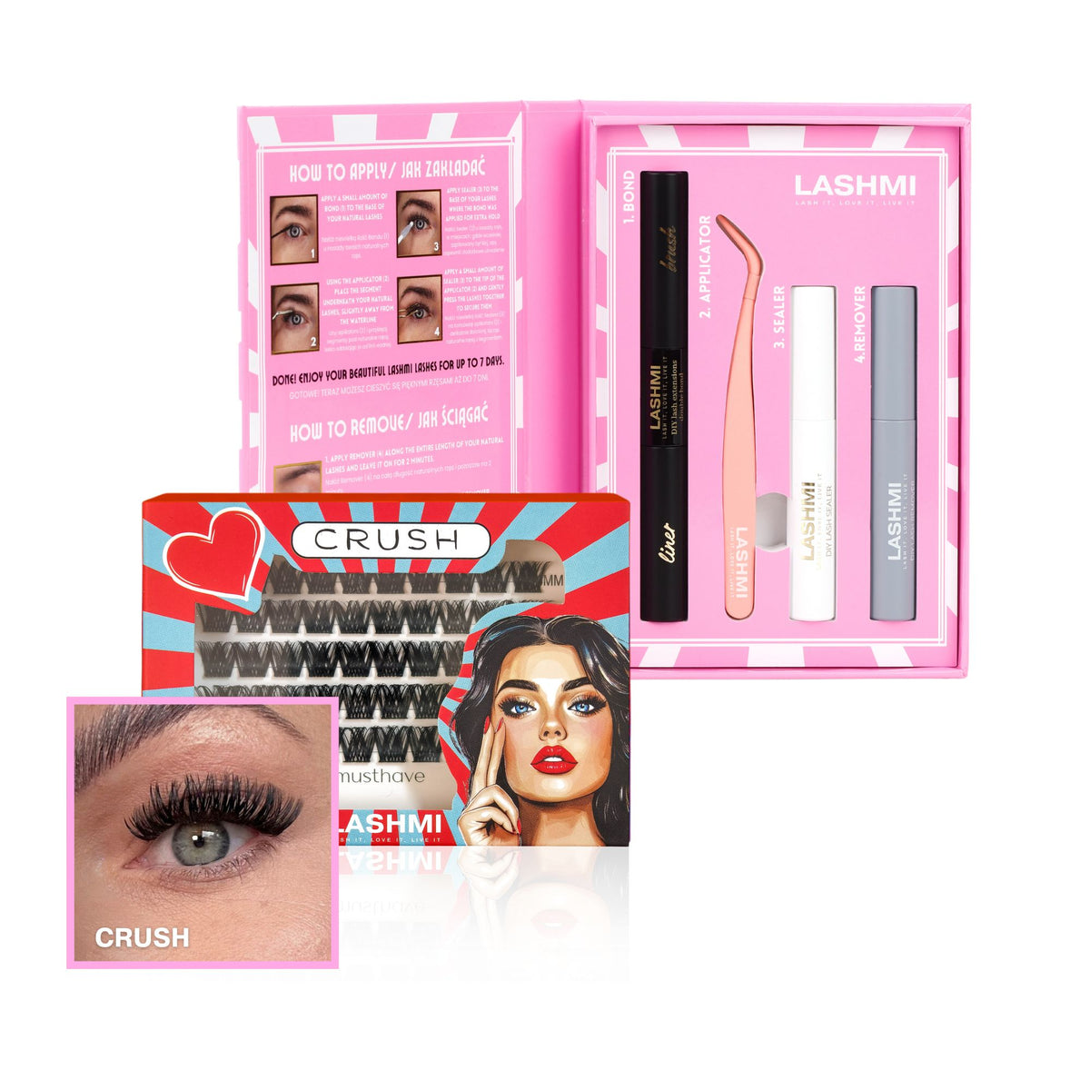 Starter Kit with Cluster Lashes