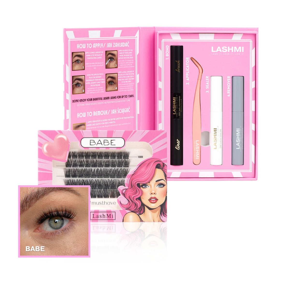Starter Kit with Cluster Lashes