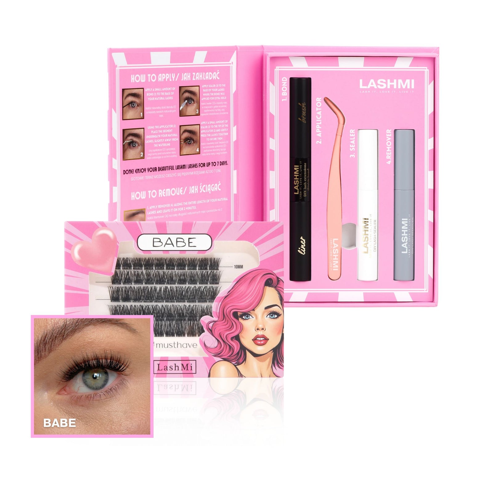 Starter Kit with Cluster Lashes