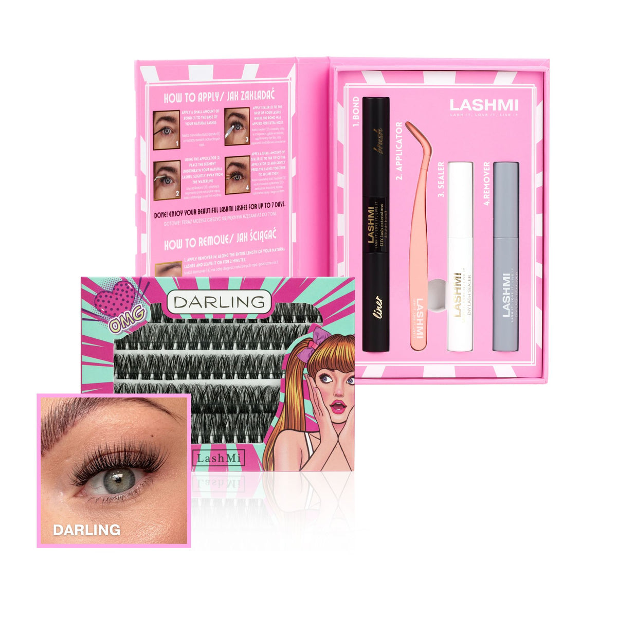 Starter Kit with Cluster Lashes