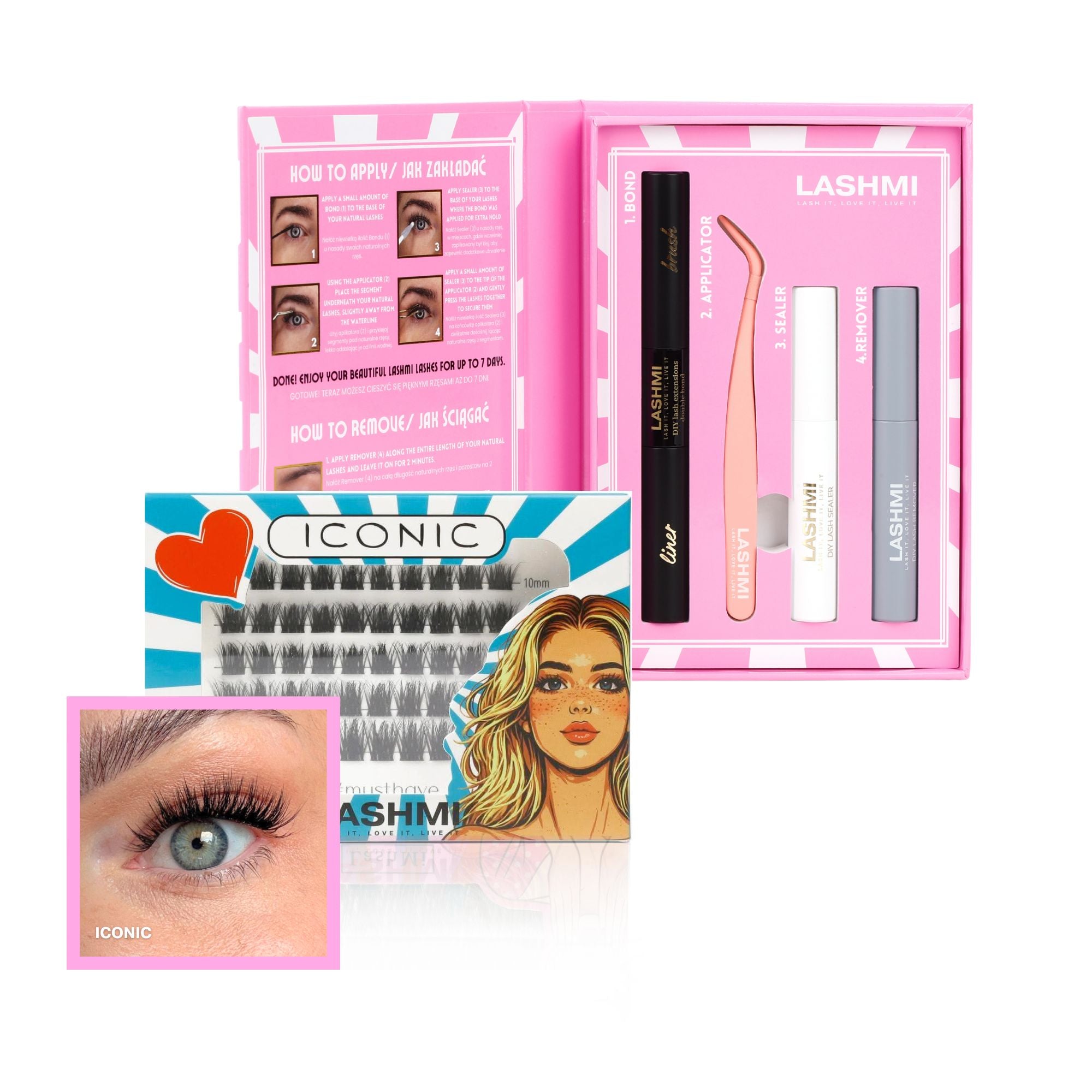 Starter Kit with Cluster Lashes
