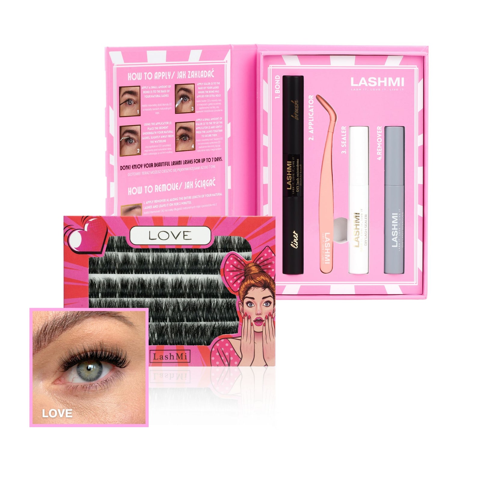 Starter Kit with Cluster Lashes