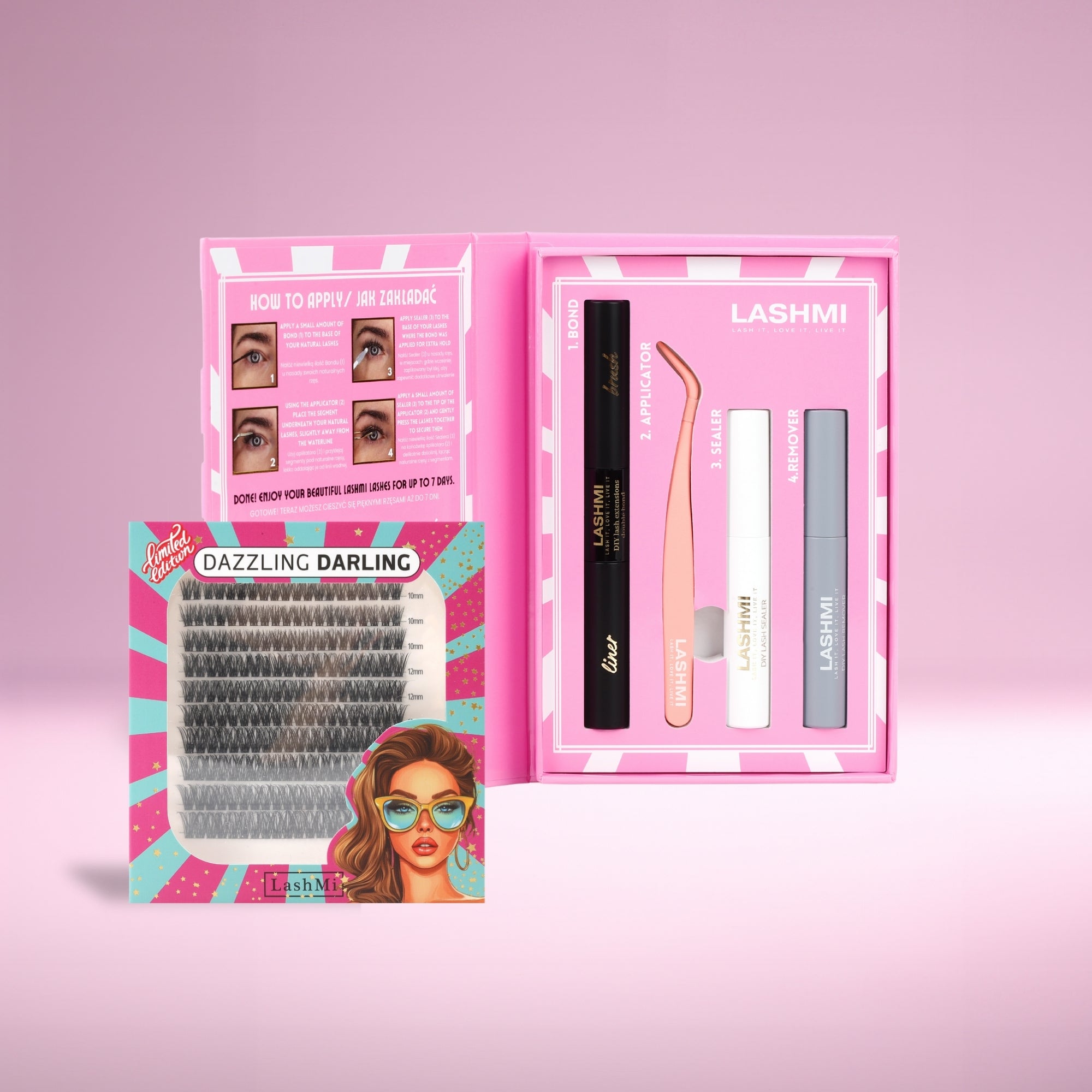 Starter Kit with 100 Cluster Lashes