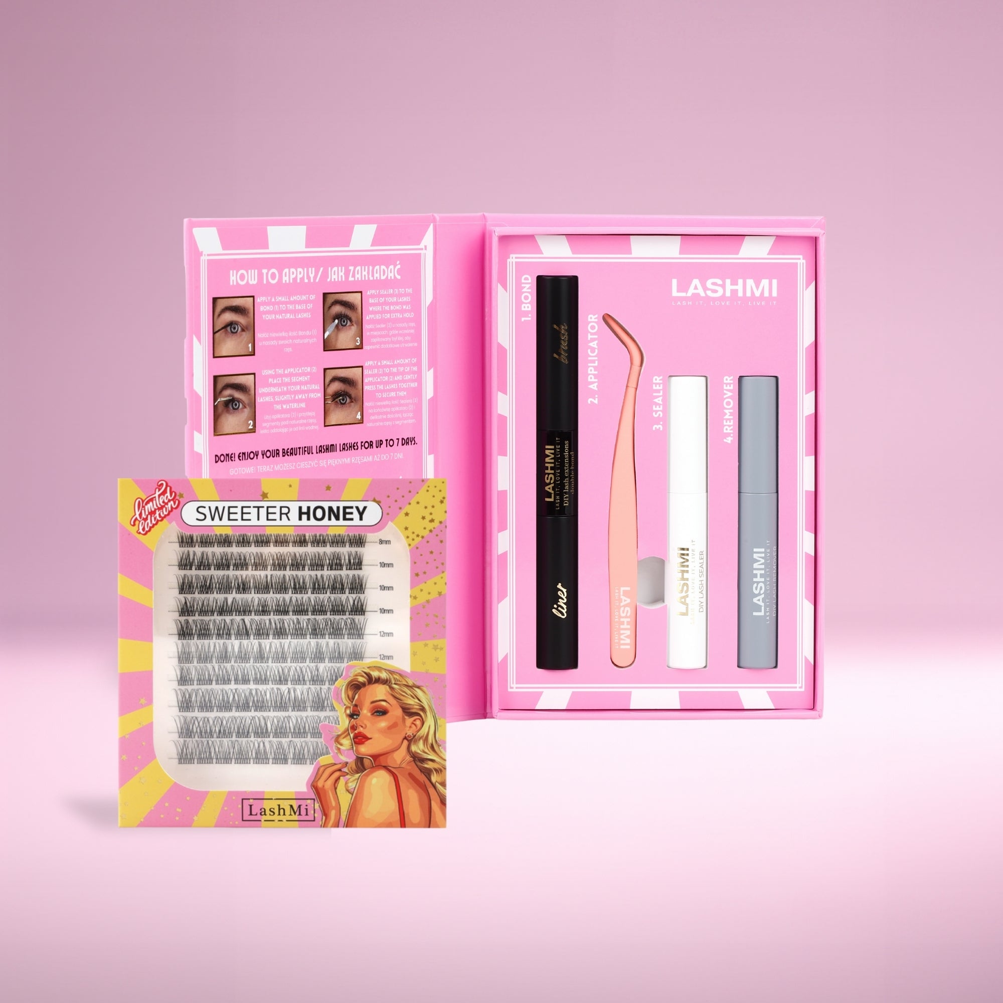 Starter Kit with 100 Cluster Lashes