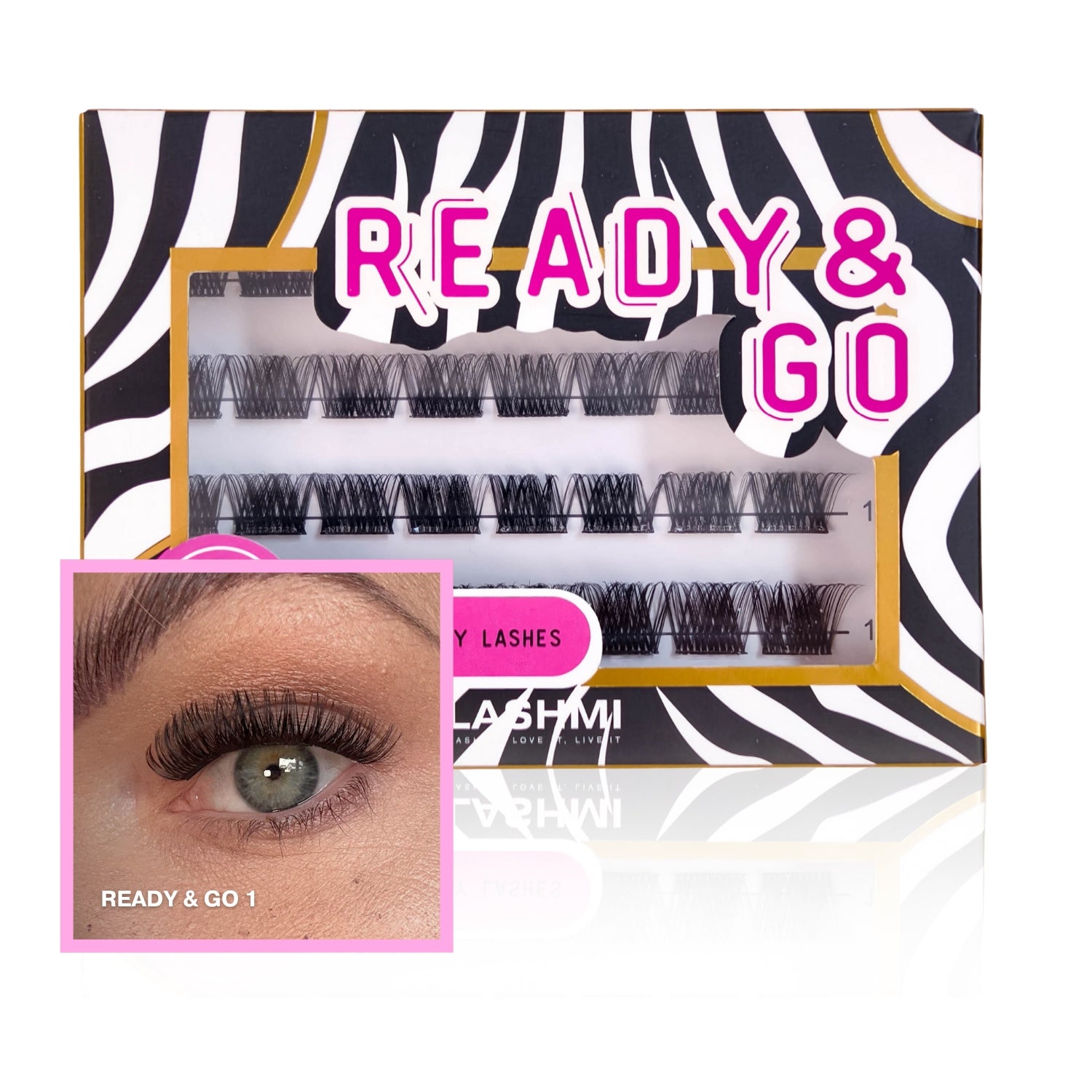 Ready & Go Pre-Glued Lashes Set
