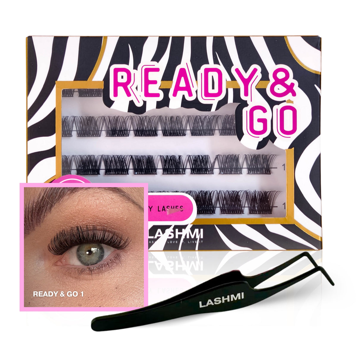 Ready &amp; Go Pre-Glued Lashes Set