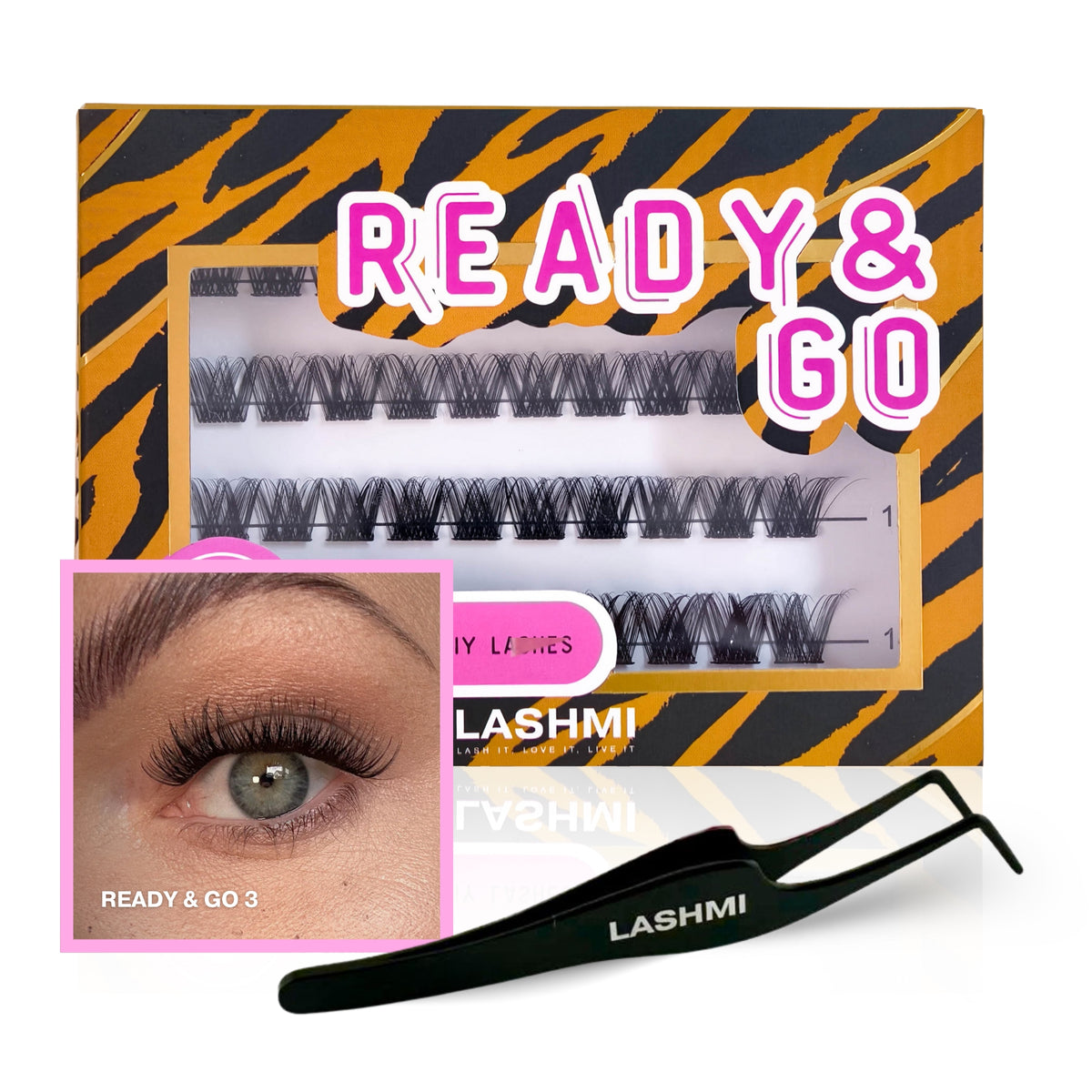 Ready &amp; Go Pre-Glued Lashes Set