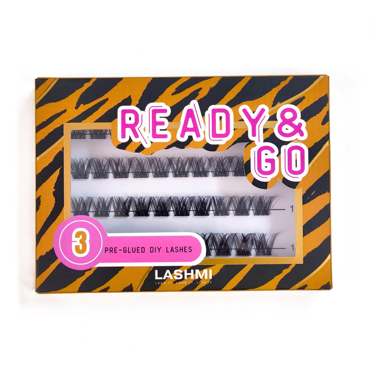 Ready &amp; Go Pre-Glued Lashes, Model 3 (Tiger)