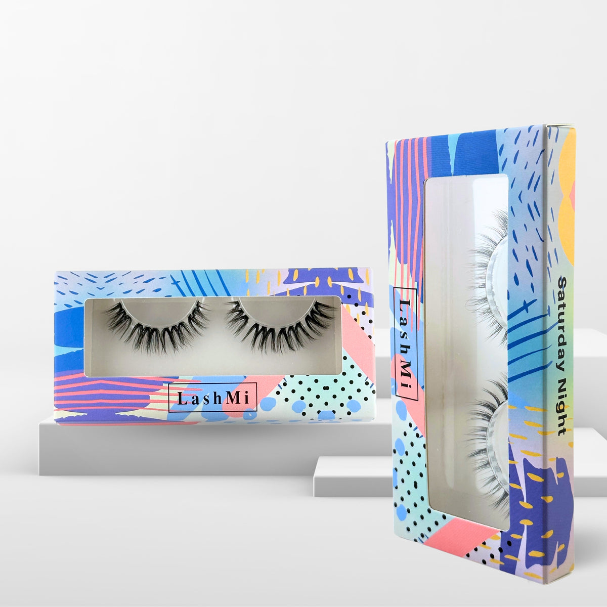 Starter kit with three packs of pre-cut lashes