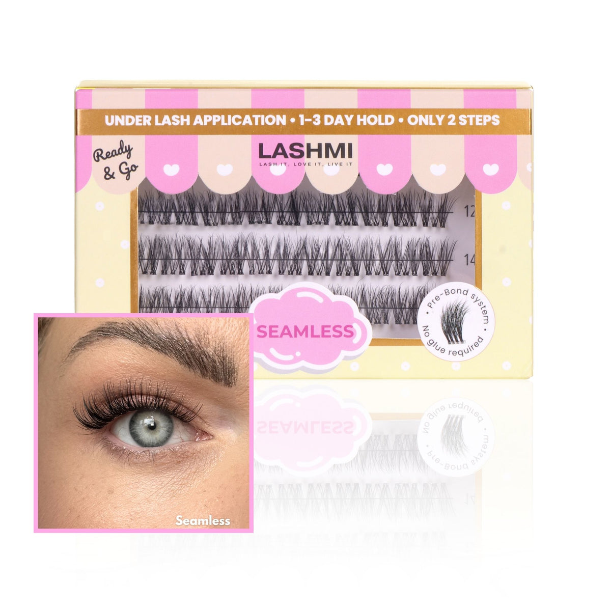 Ready & Go Seamless – Pre-Glued DIY Lash Clusters