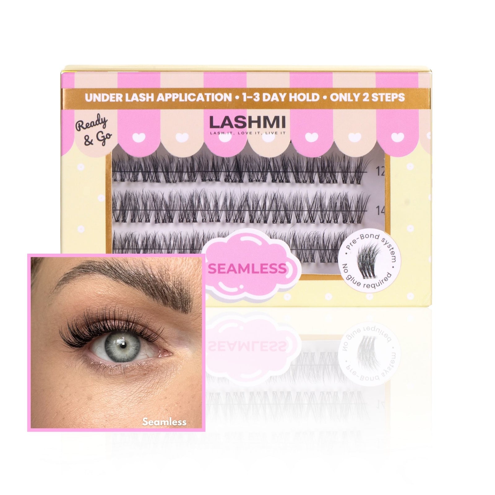 Ready & Go Seamless – Pre-Glued DIY Lash Clusters