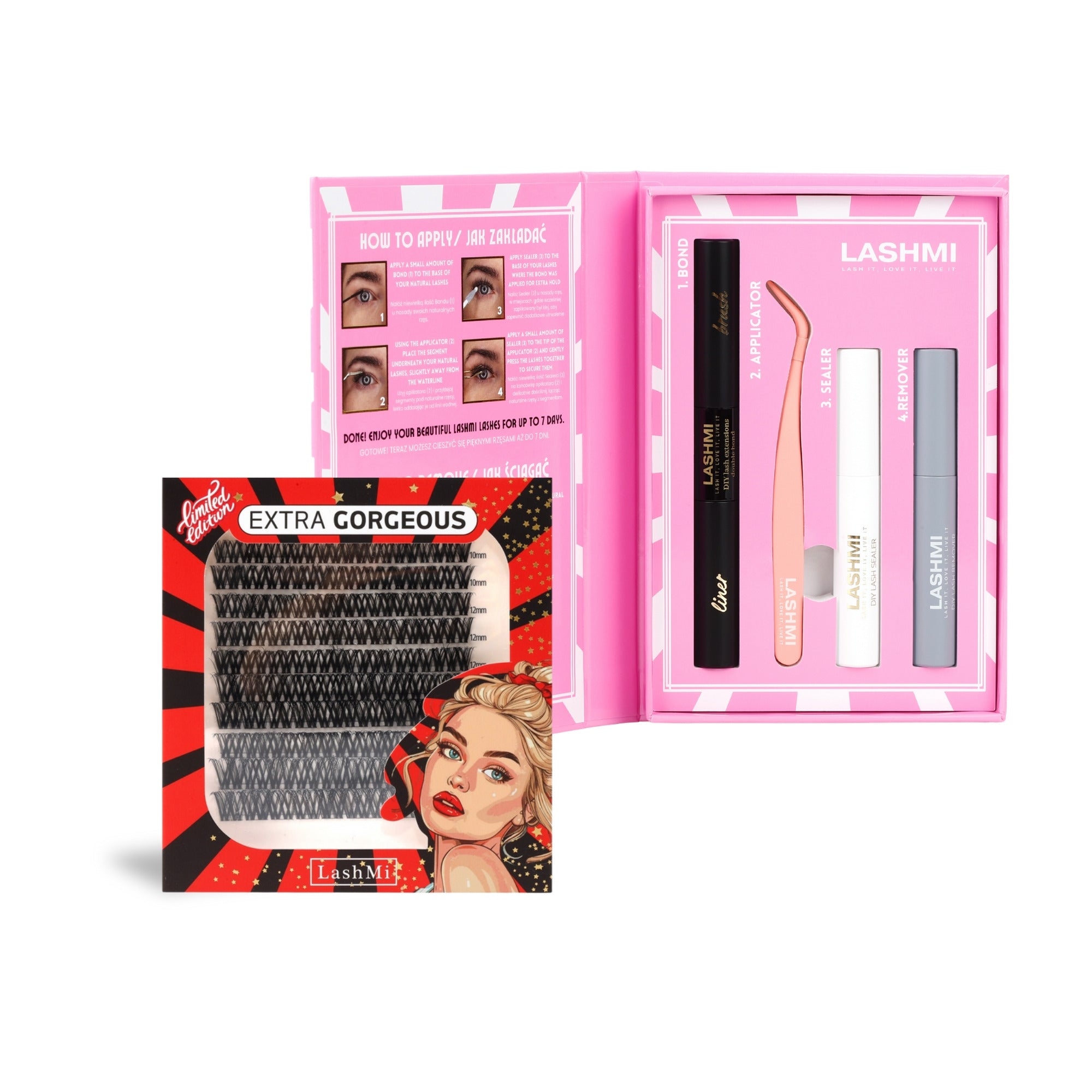 Starter Kit with 100 Cluster Lashes