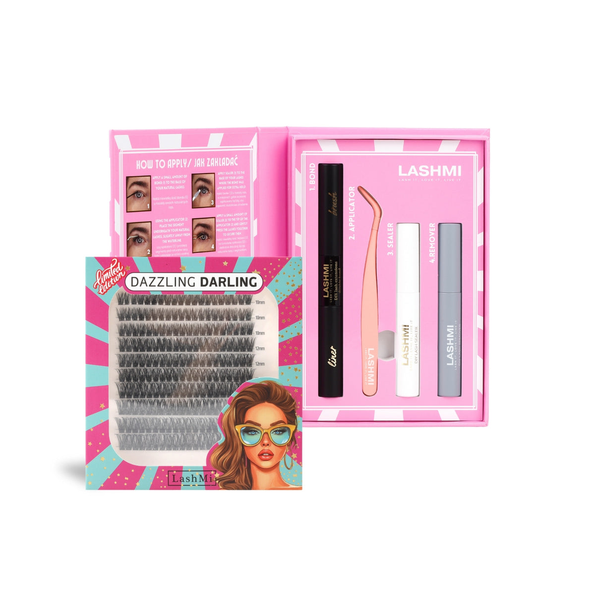 Starter Kit with 100 Cluster Lashes