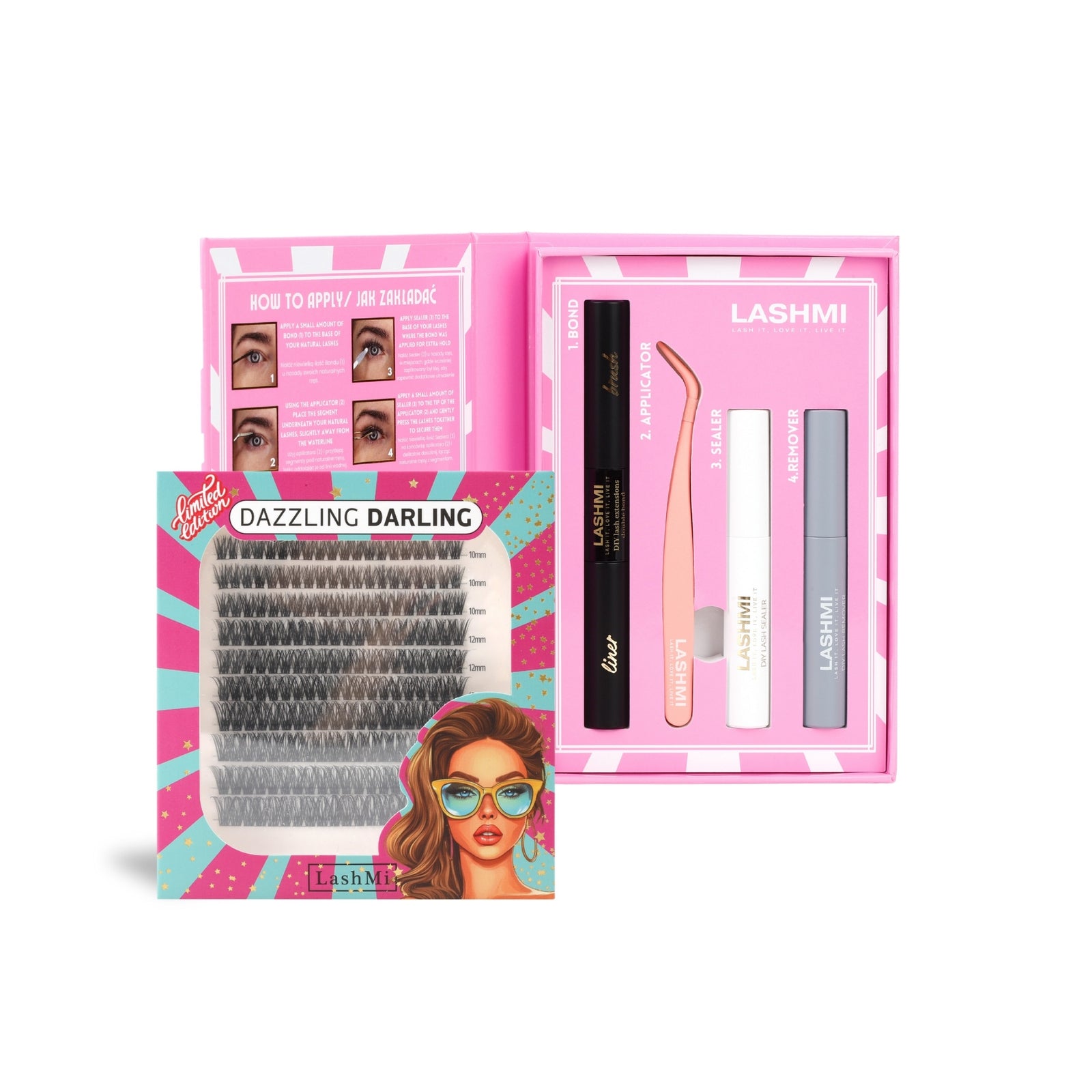 Starter Kit with 100 Cluster Lashes