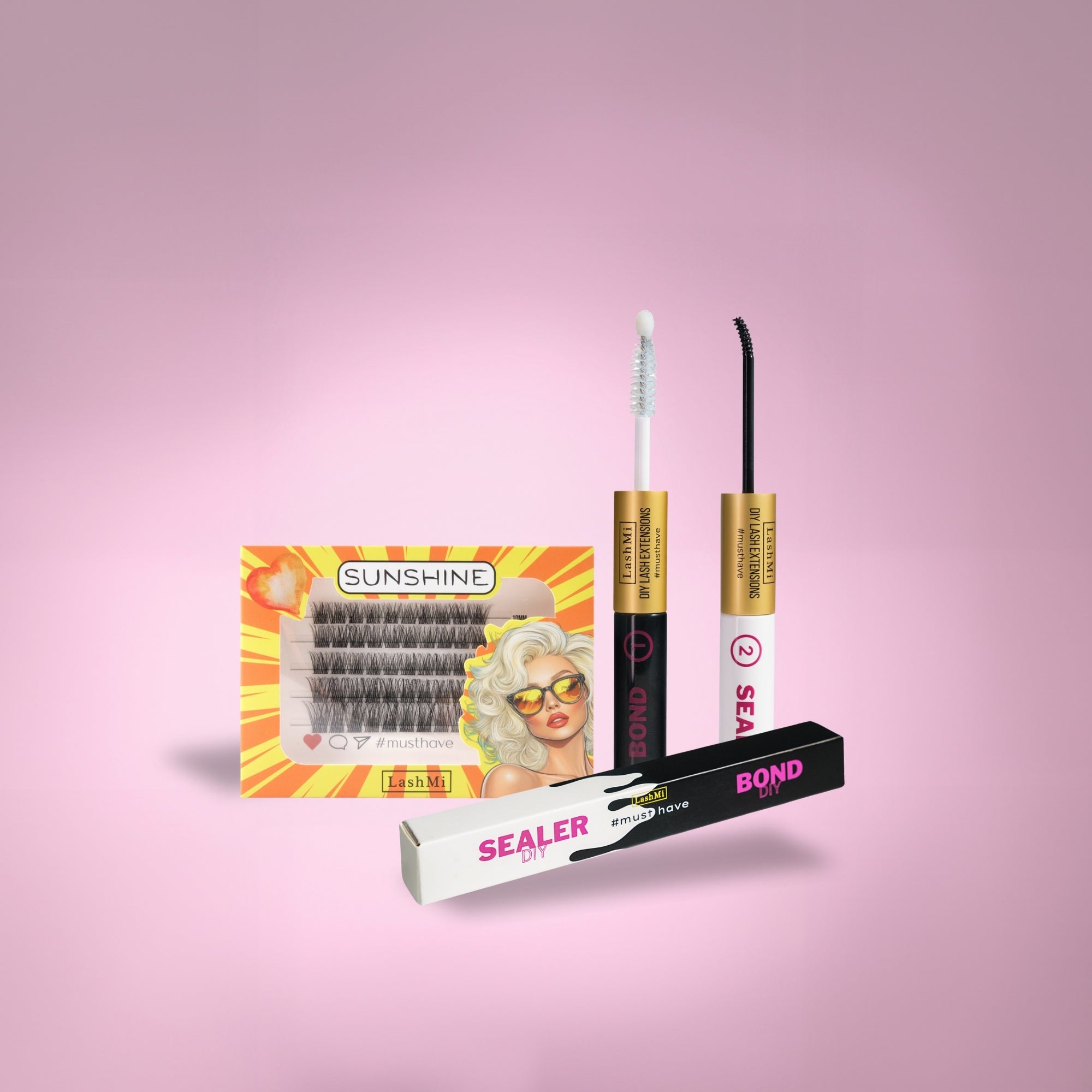 Mini Starter Kit with 50 Cluster Lashes