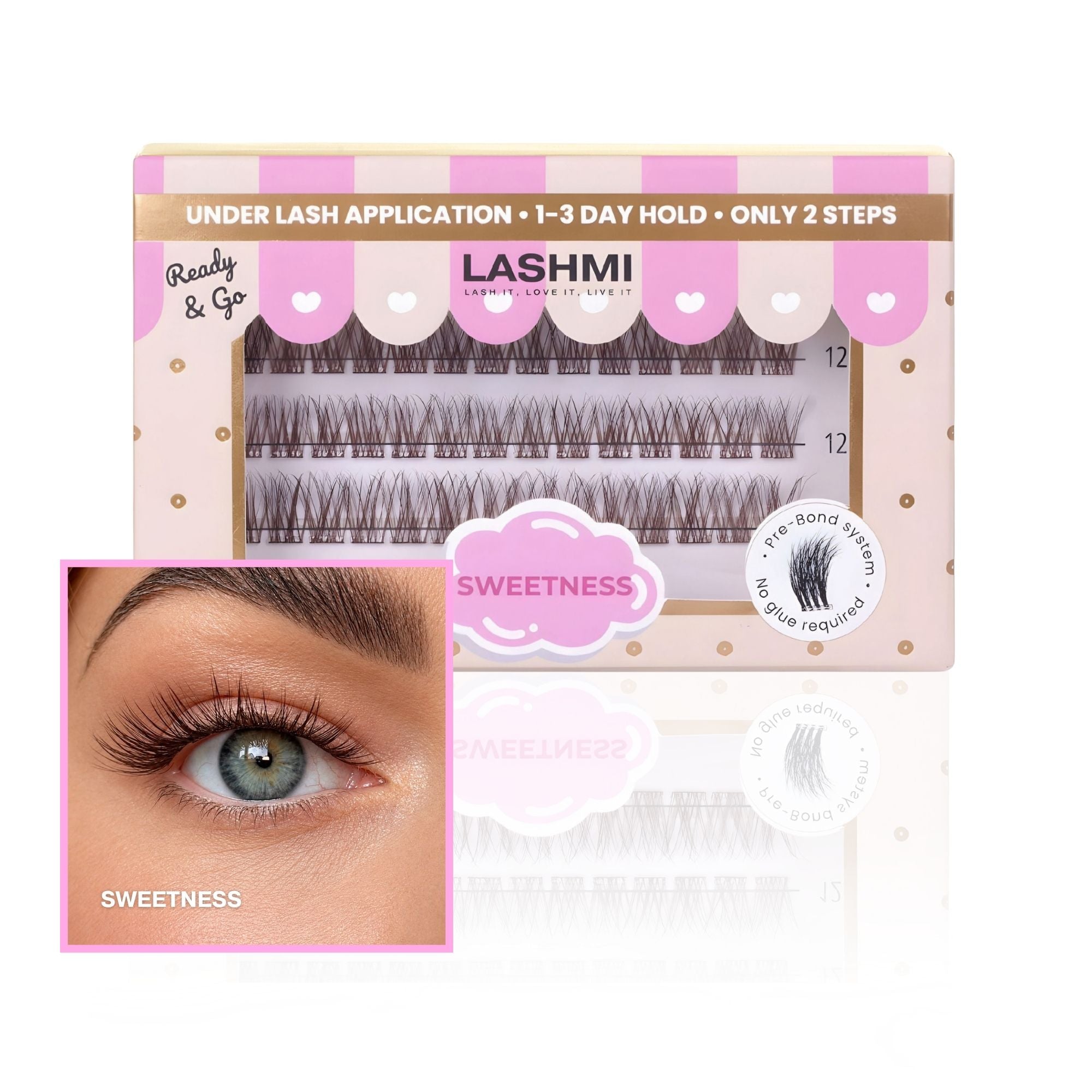 Ready & Go Sweetness – Pre-Glued DIY Lash Clusters