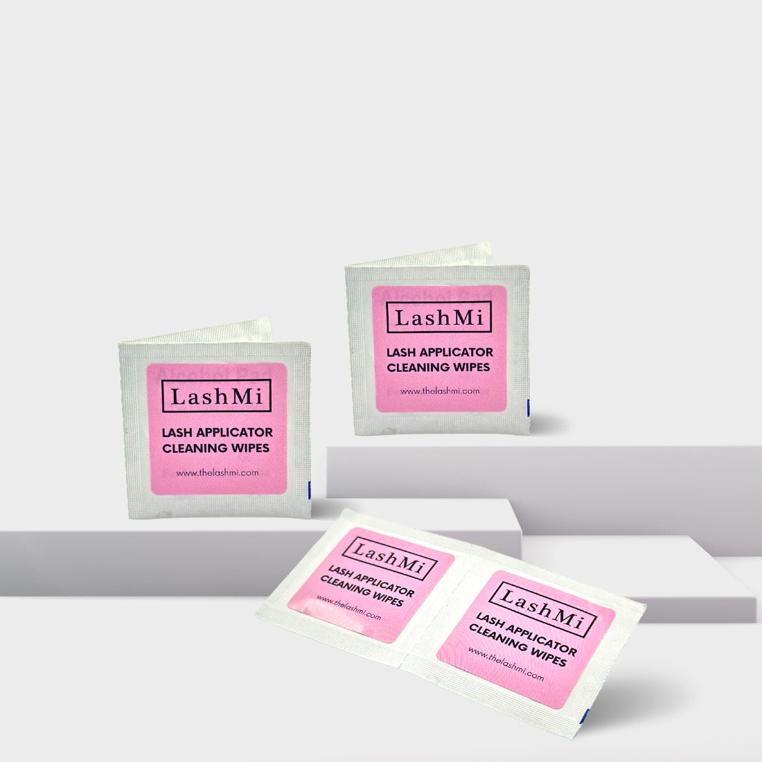 Lash applicator cleaning wipes 6-pack