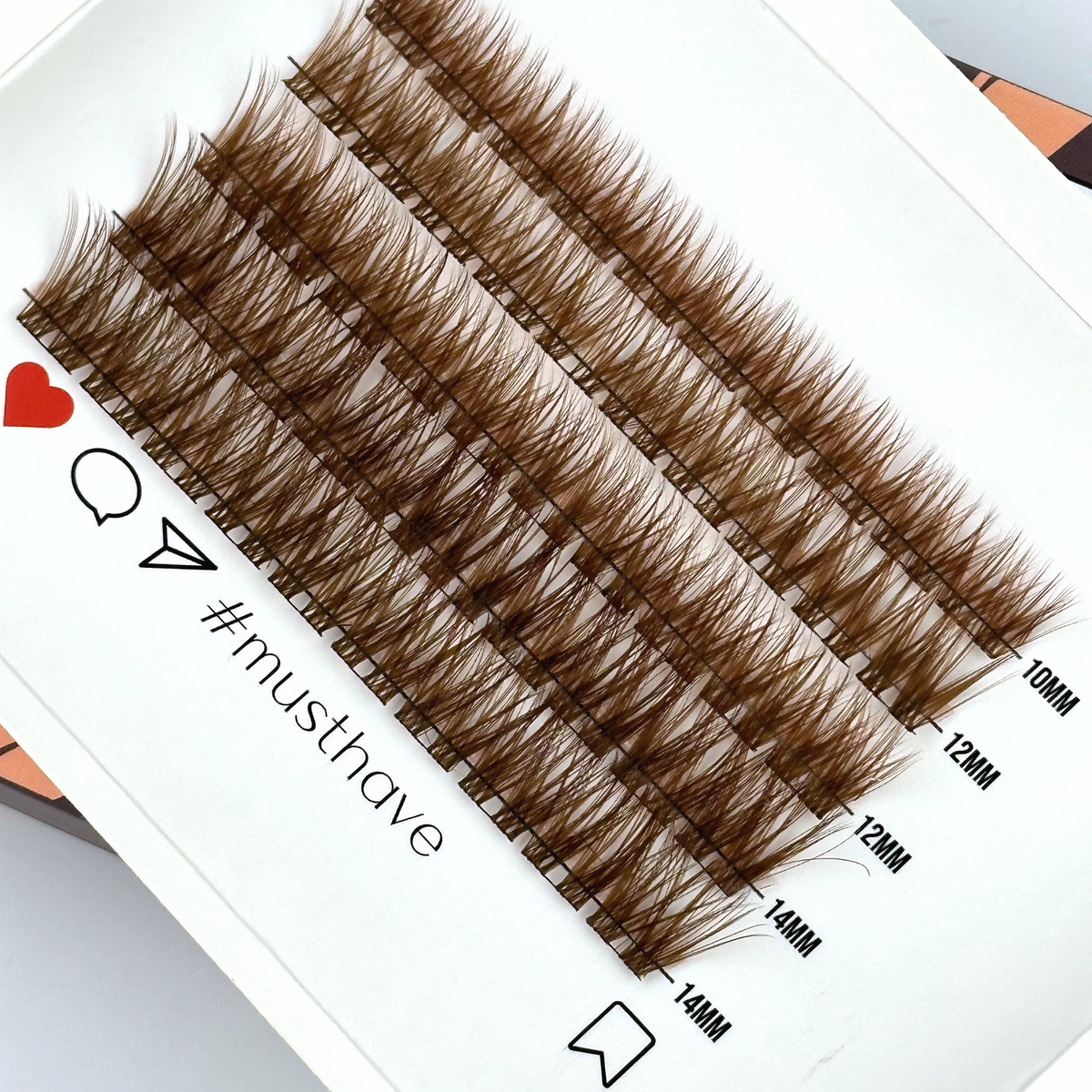 Chocolate Cluster Lashes Set