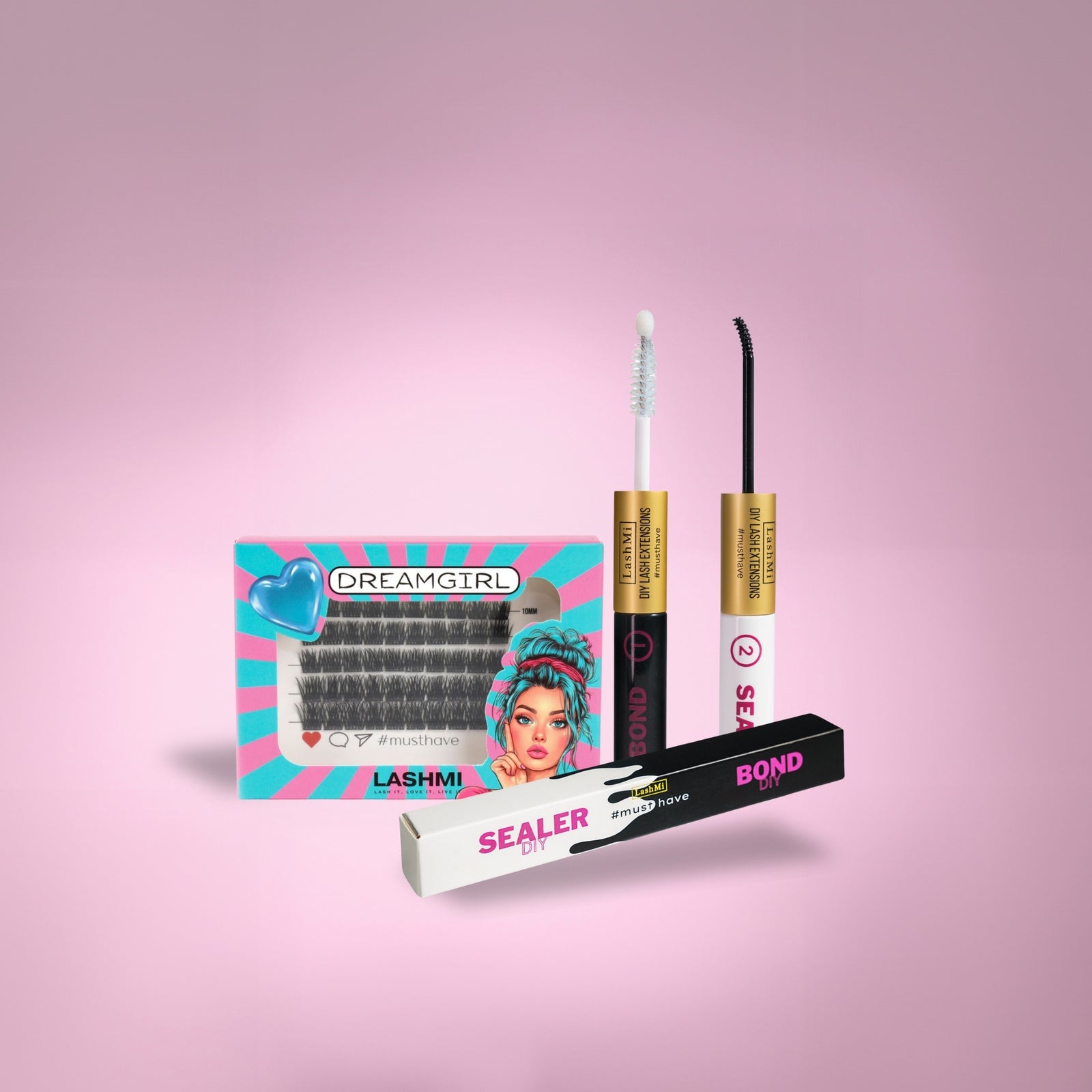 Mini Starter Kit with 50 Cluster Lashes