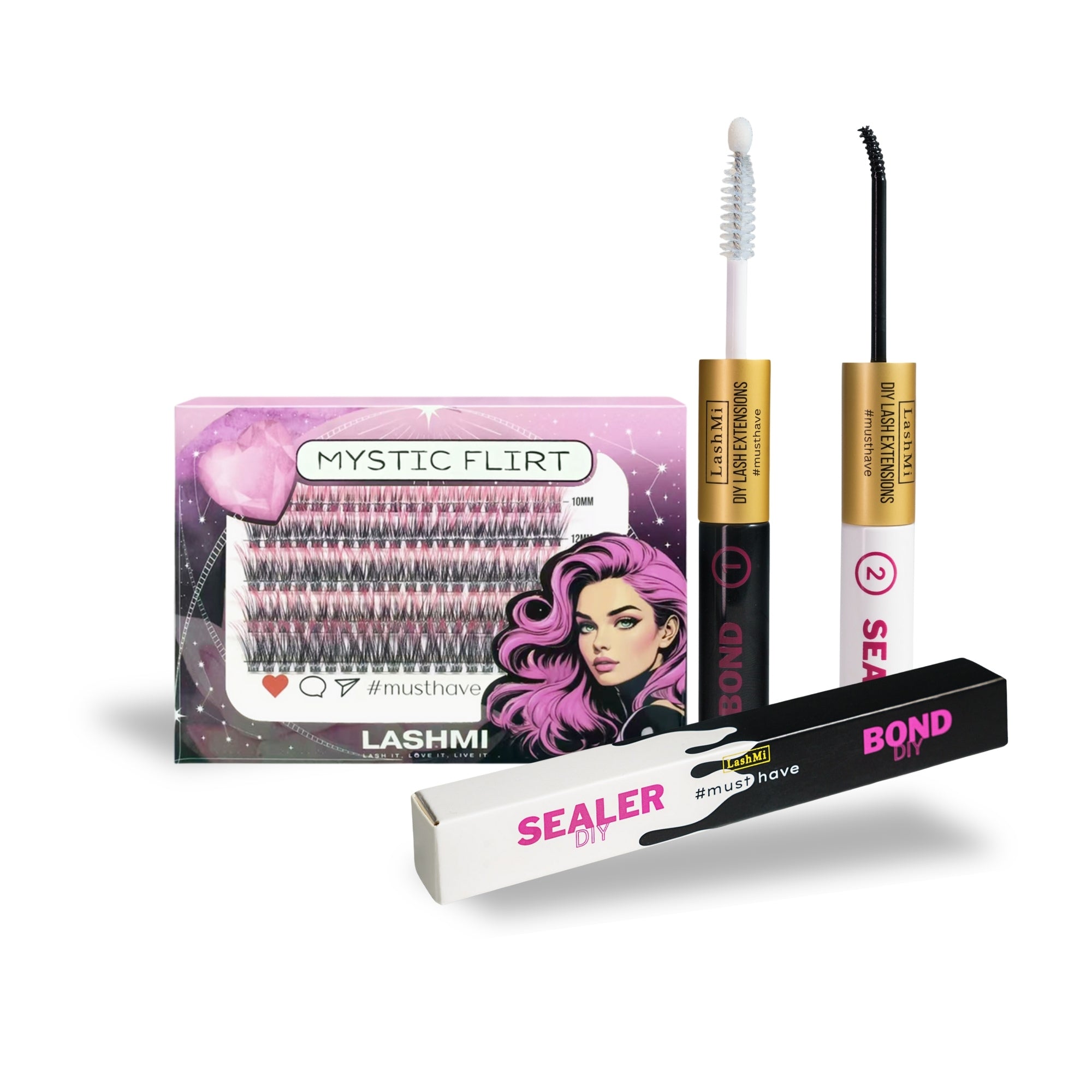 Mini Starter Kit with 50 Cluster Lashes